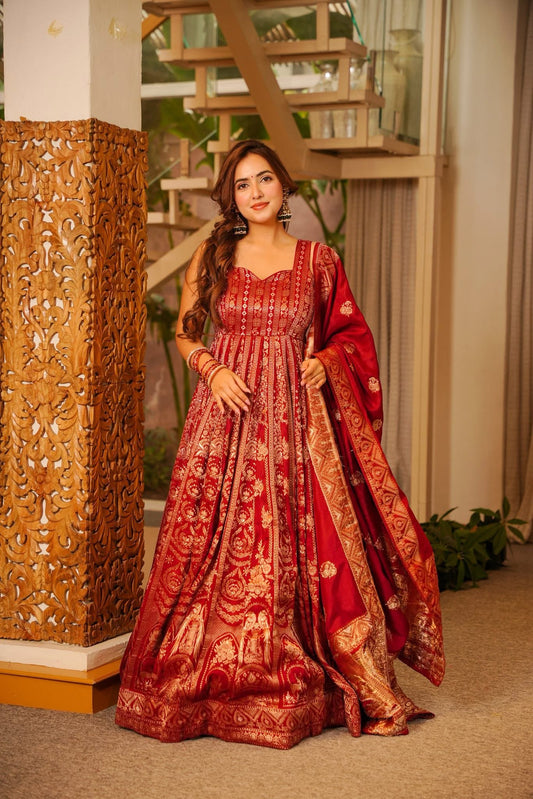 Aroha Silk Heavy Maxi Set