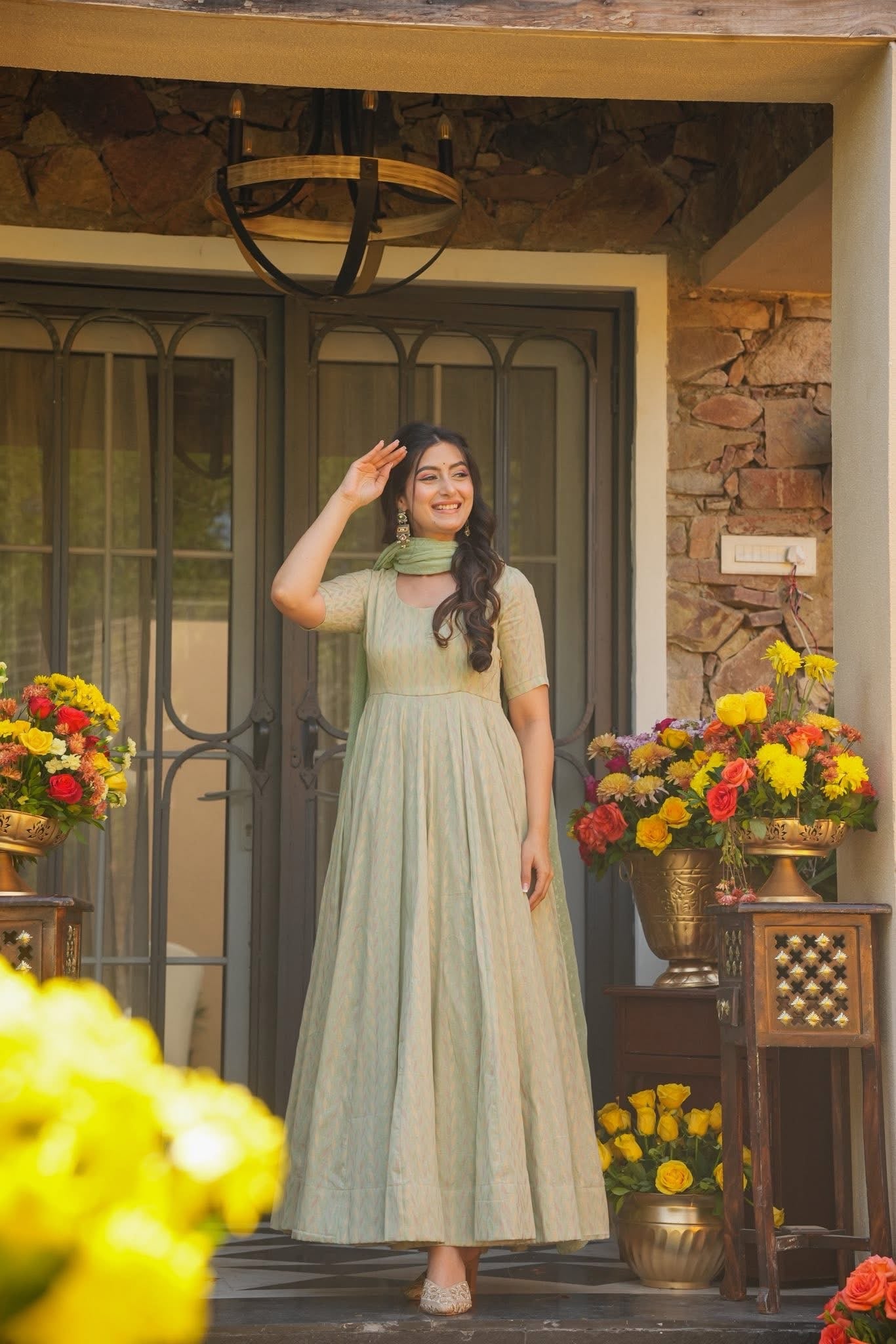 Noemi Cotton Maxi Set