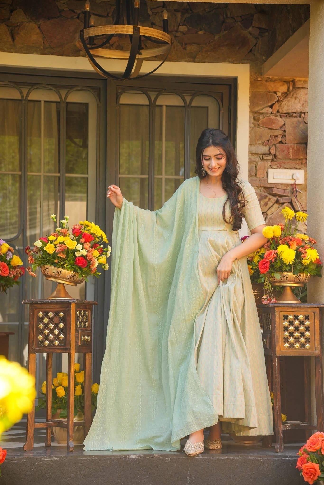 Noemi Cotton Maxi Set