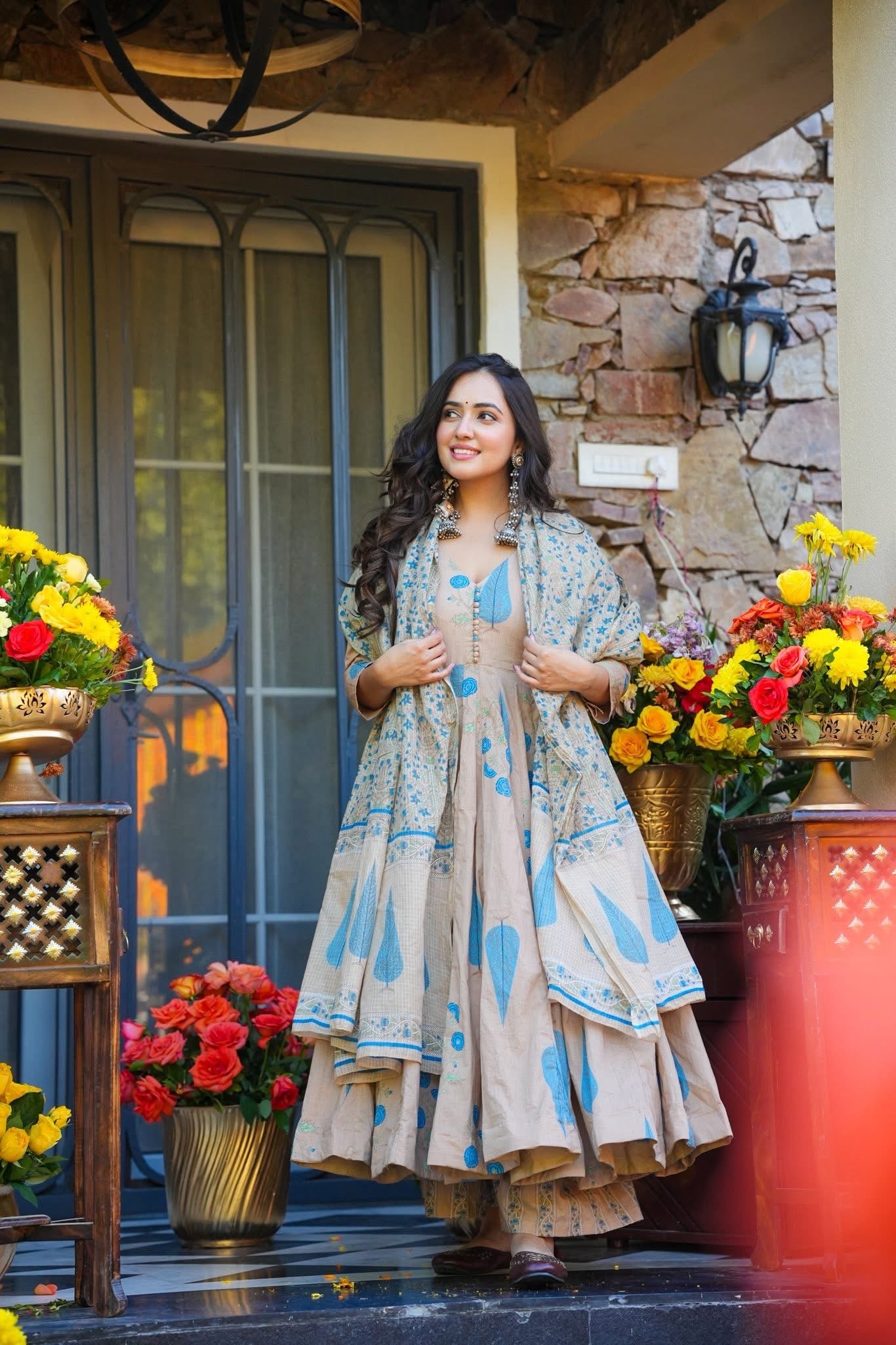 Aabru Printed Cotton Suit Set