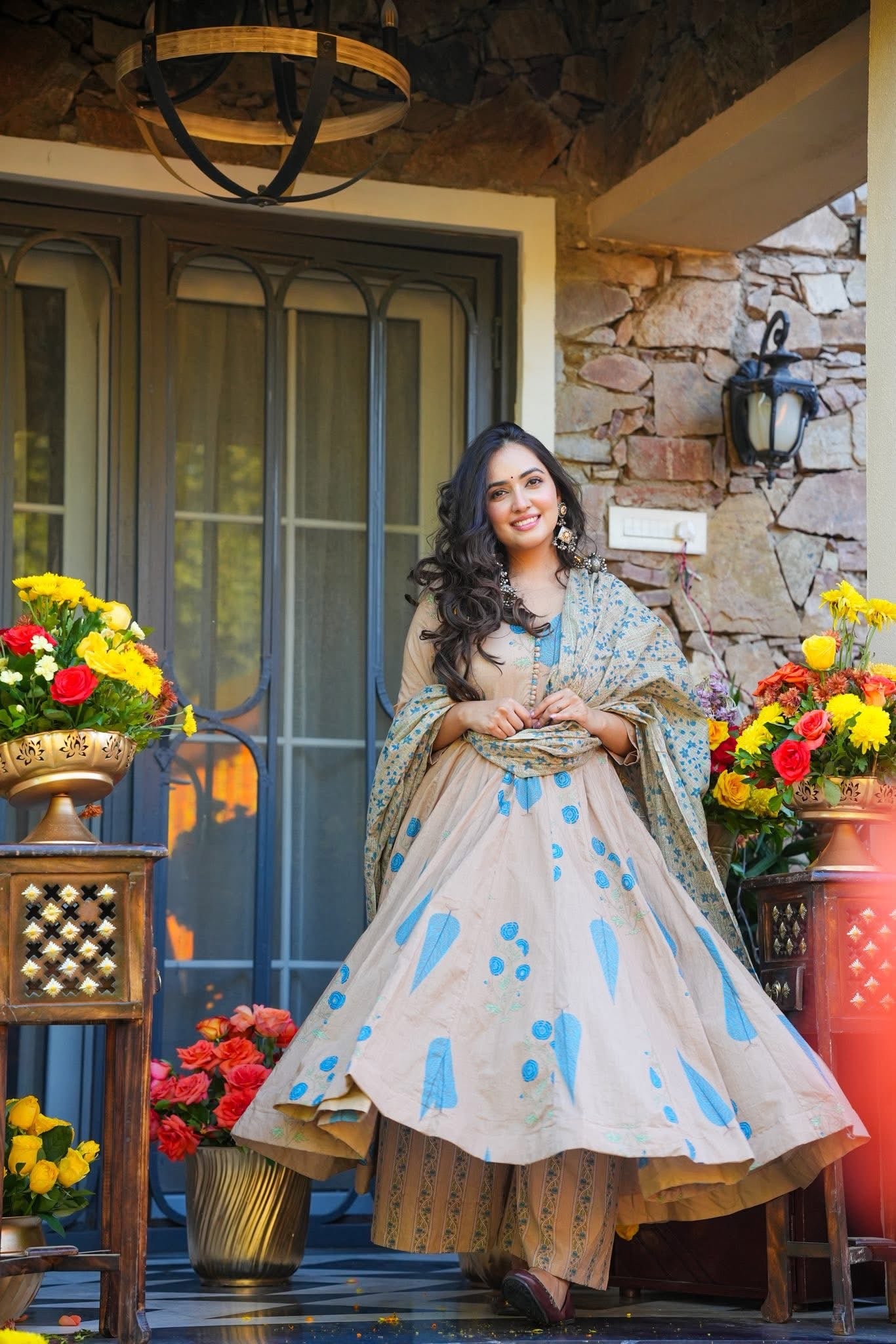 Aabru Printed Cotton Suit Set