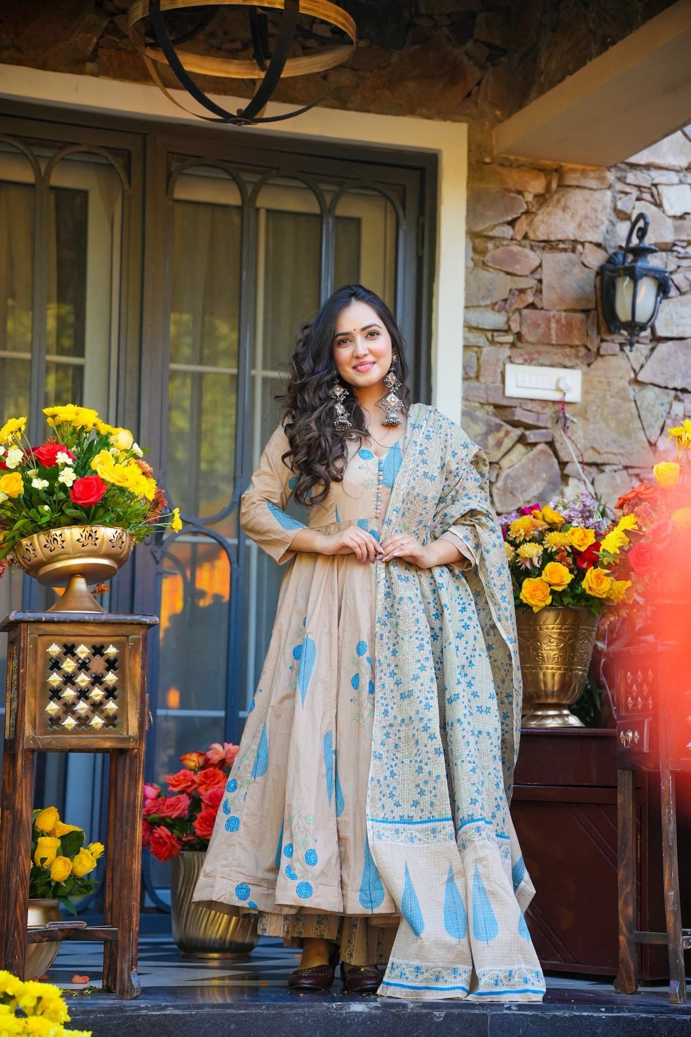 Aabru Printed Cotton Suit Set