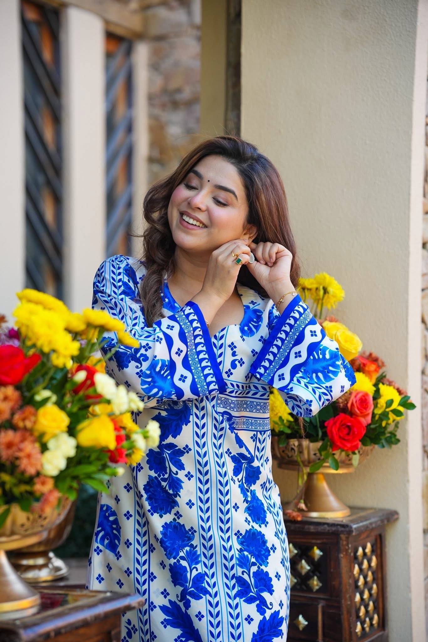 Sivara Blue Classy Co-ord Set