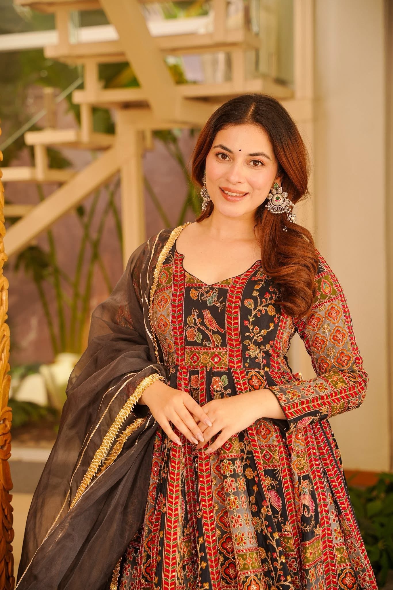 Aabhiriti Heavy Embroidered Maxi Set
