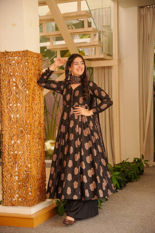 Amodini Muslin Anarkali Suit Set