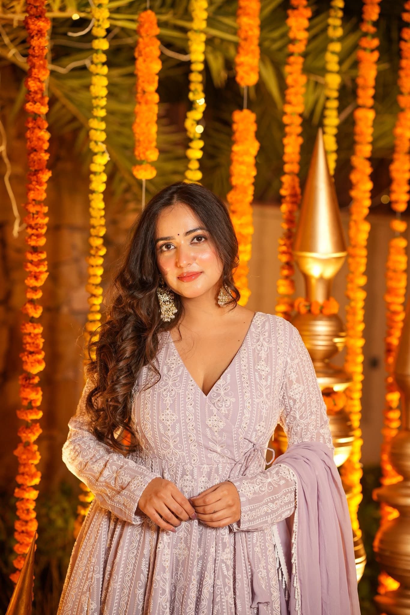 Chiraya Dreamy Lavender Anarkali Suit Set