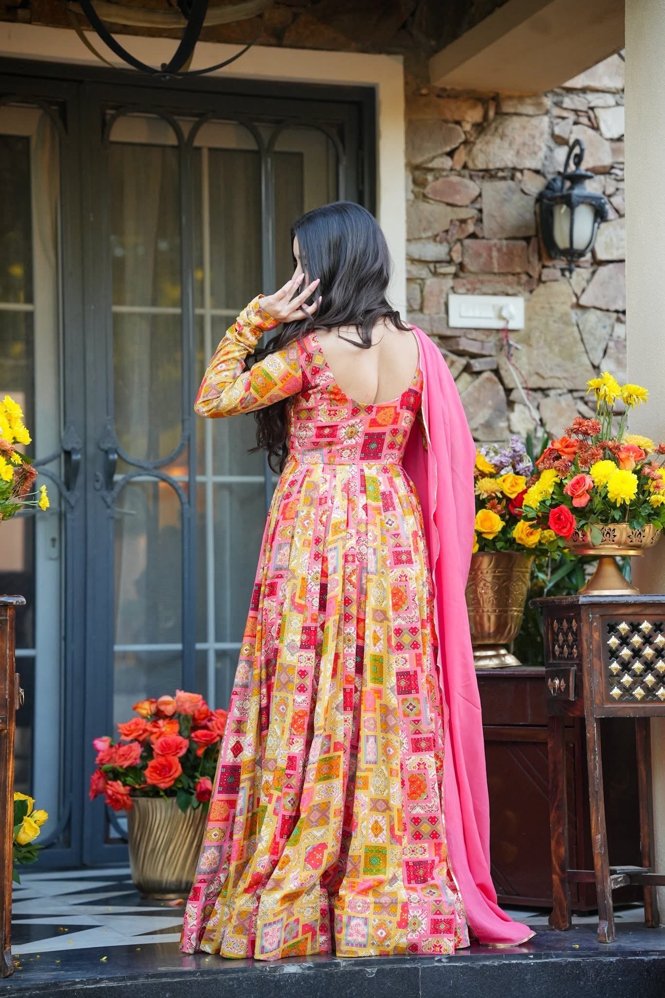 Kiranima Multicolored Maxi Set