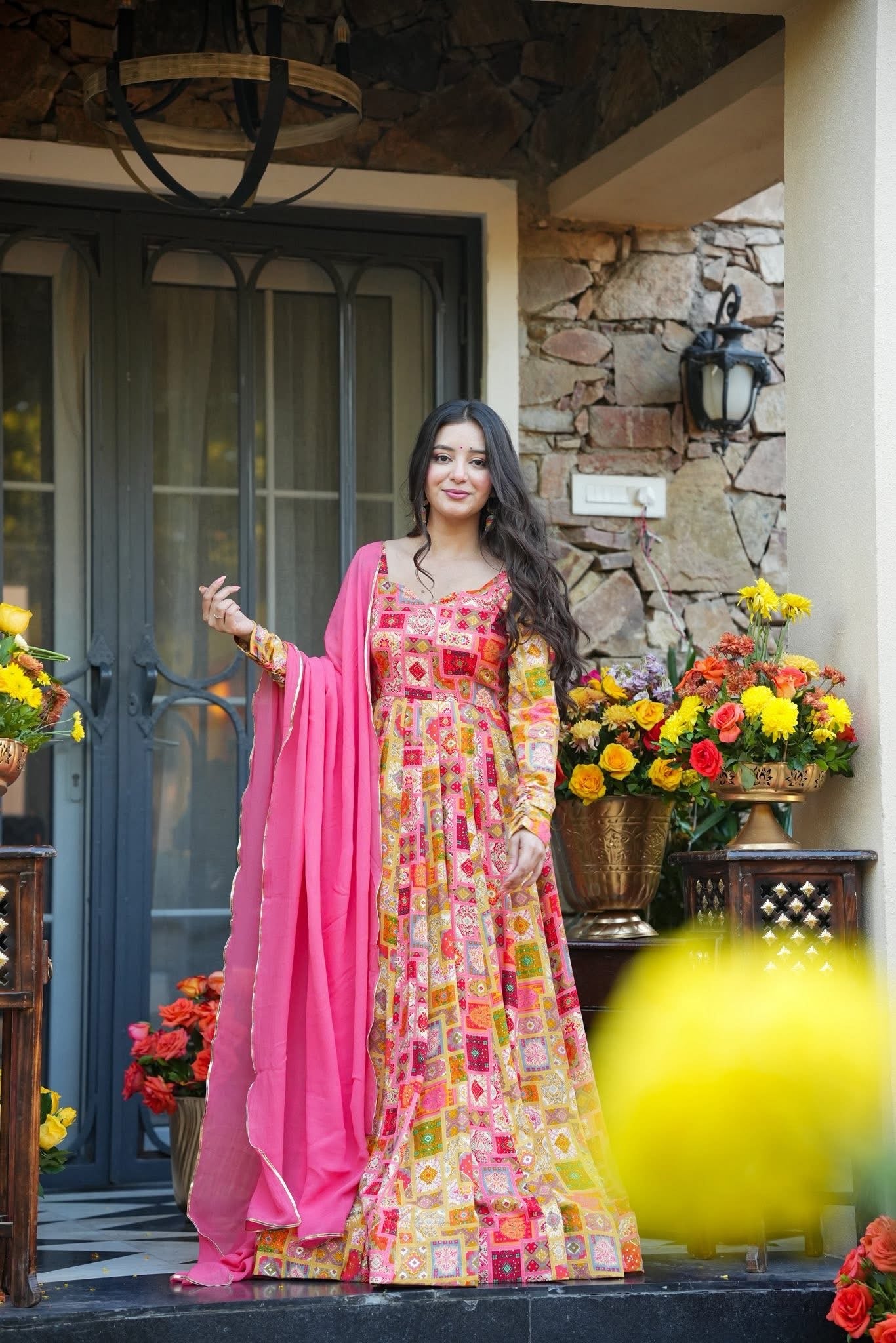 Kiranima Multicolored Maxi Set