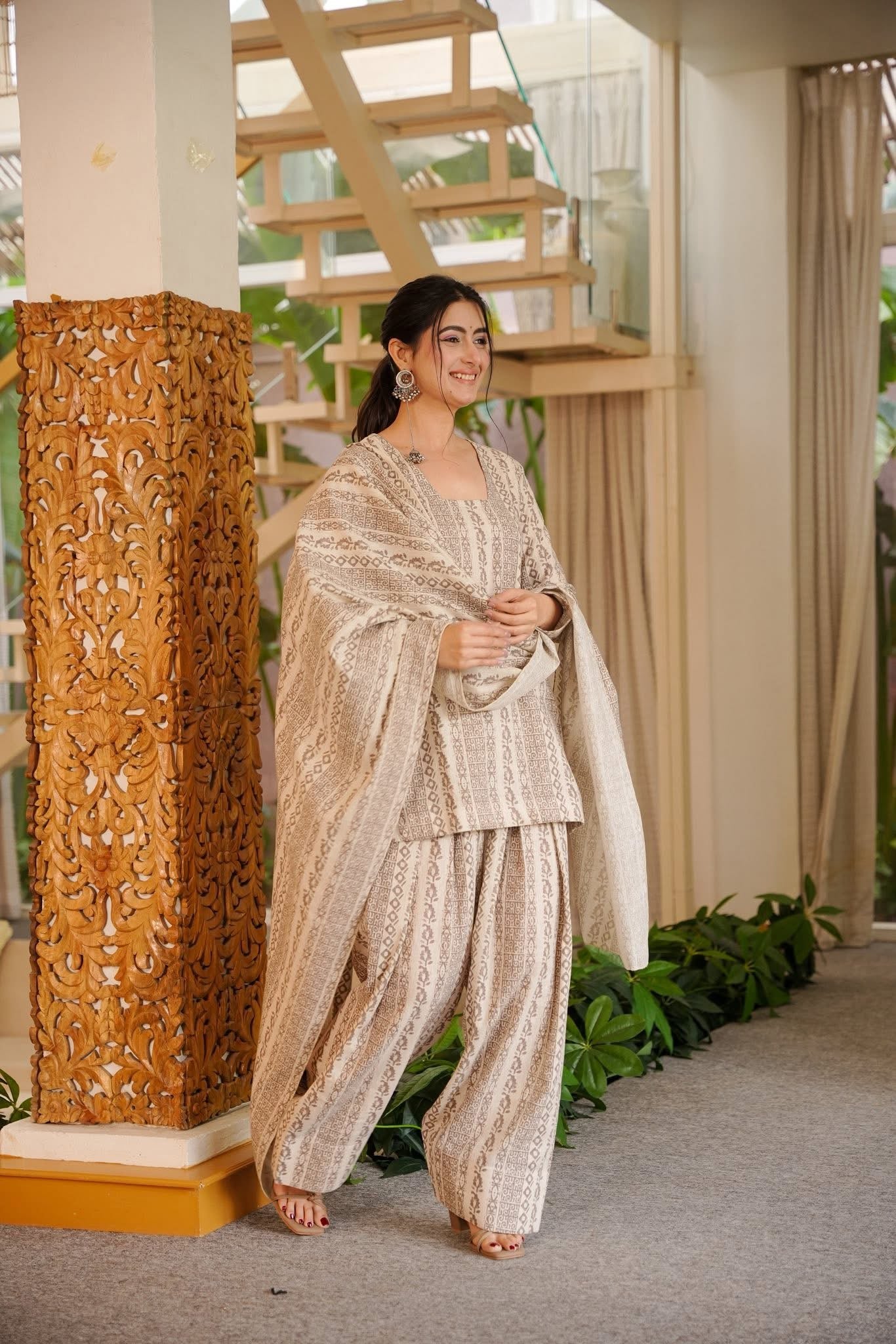 Uzma Cotton Farshi Salwar Set