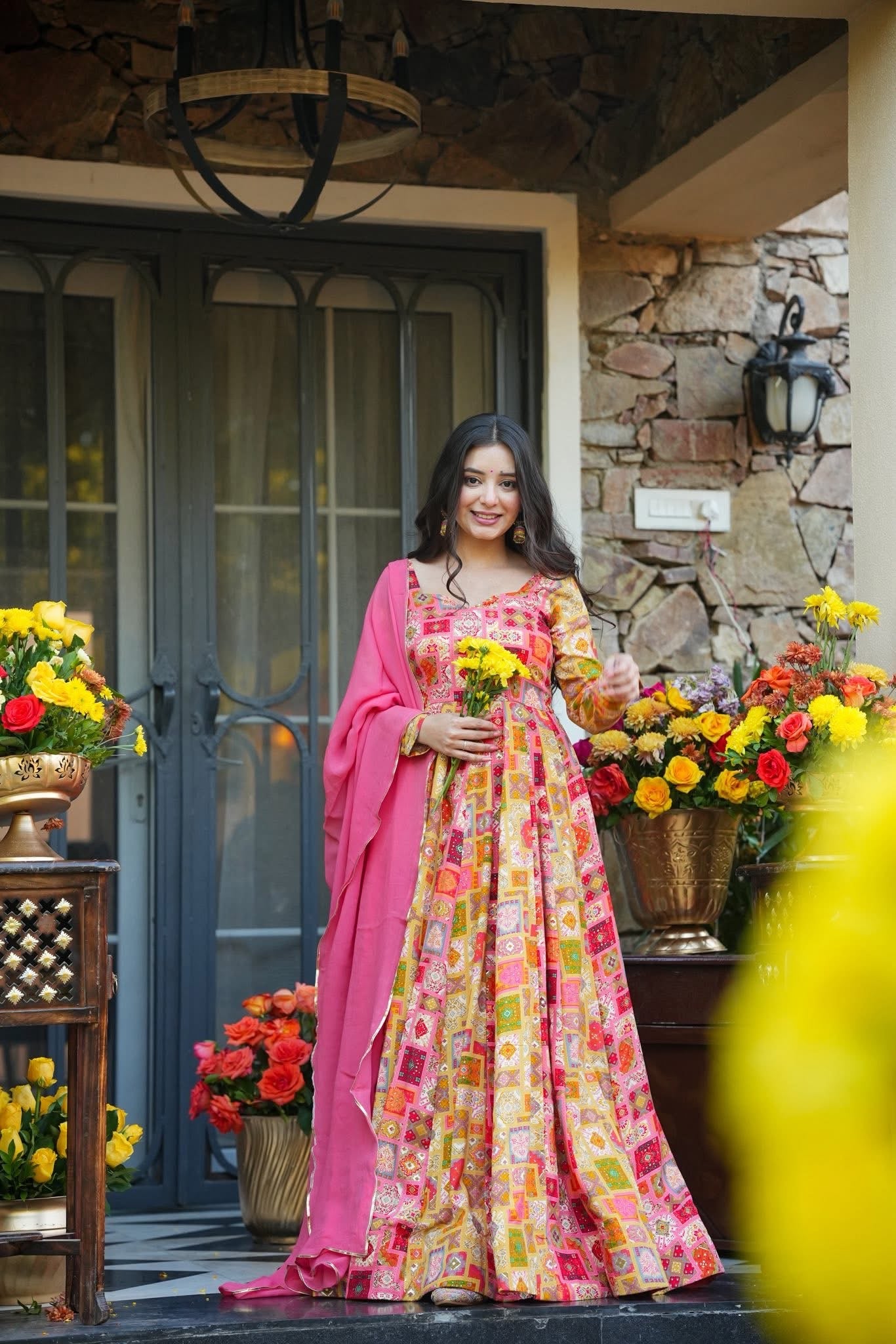 Kiranima Multicolored Maxi Set