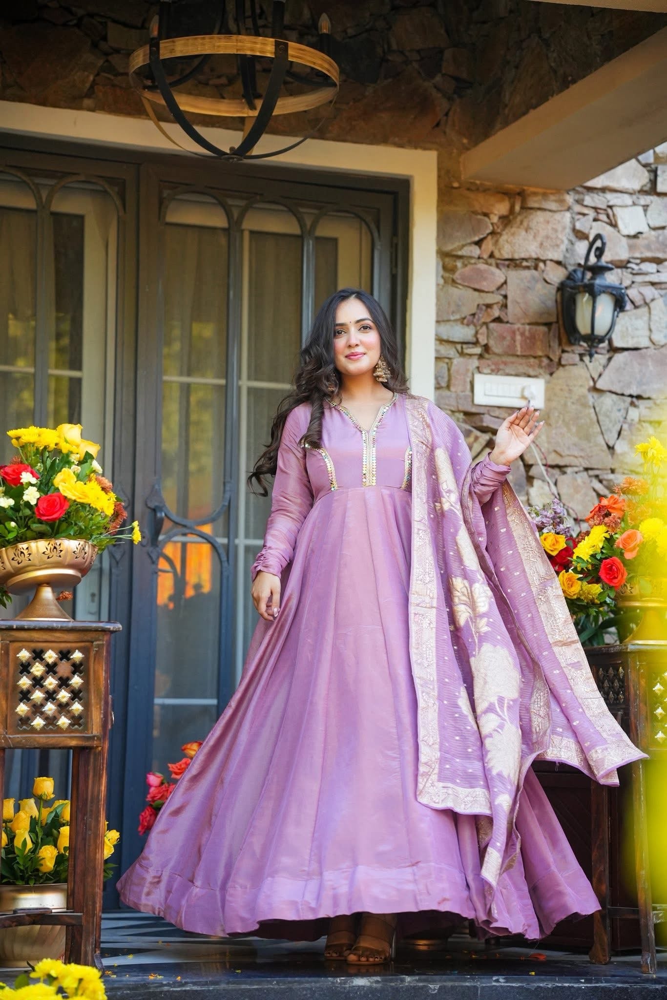 Tanirika Lavender Maxi Set