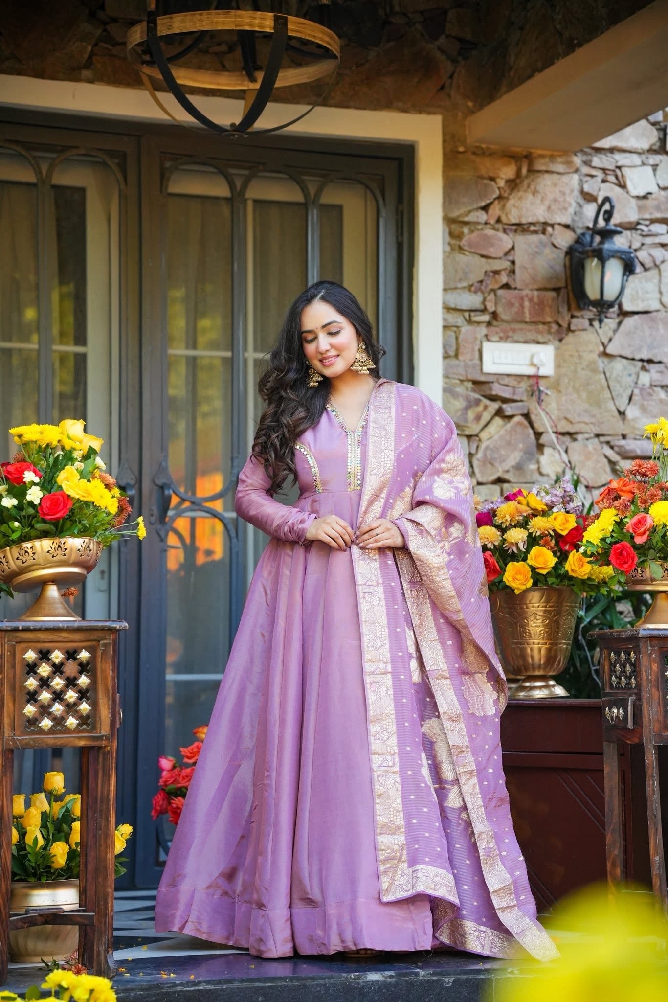 Tanirika Lavender Maxi Set