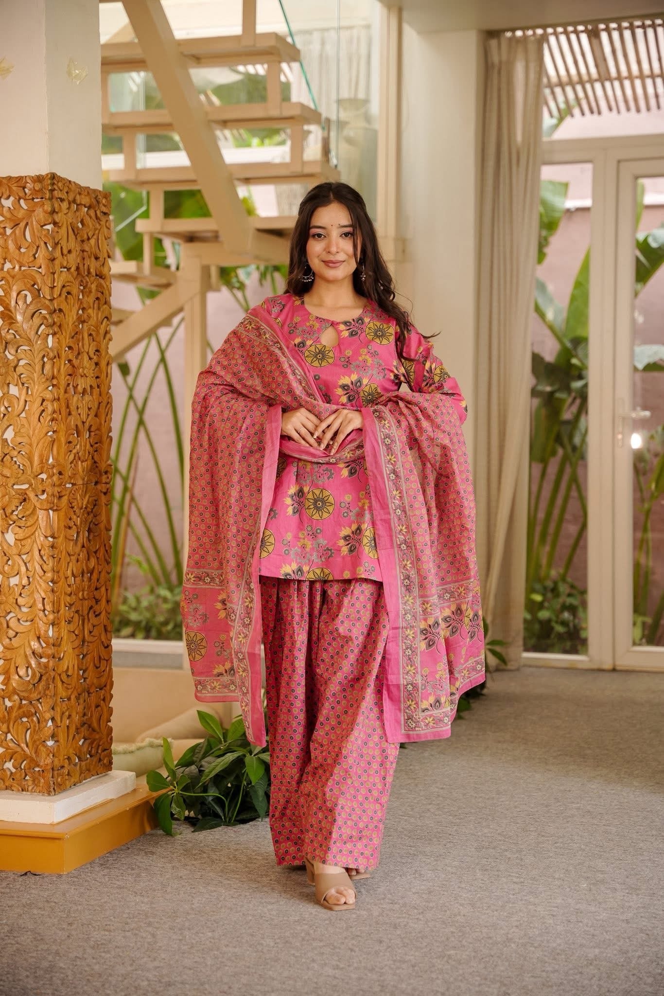 Wania Cotton Farshi Salwar Set