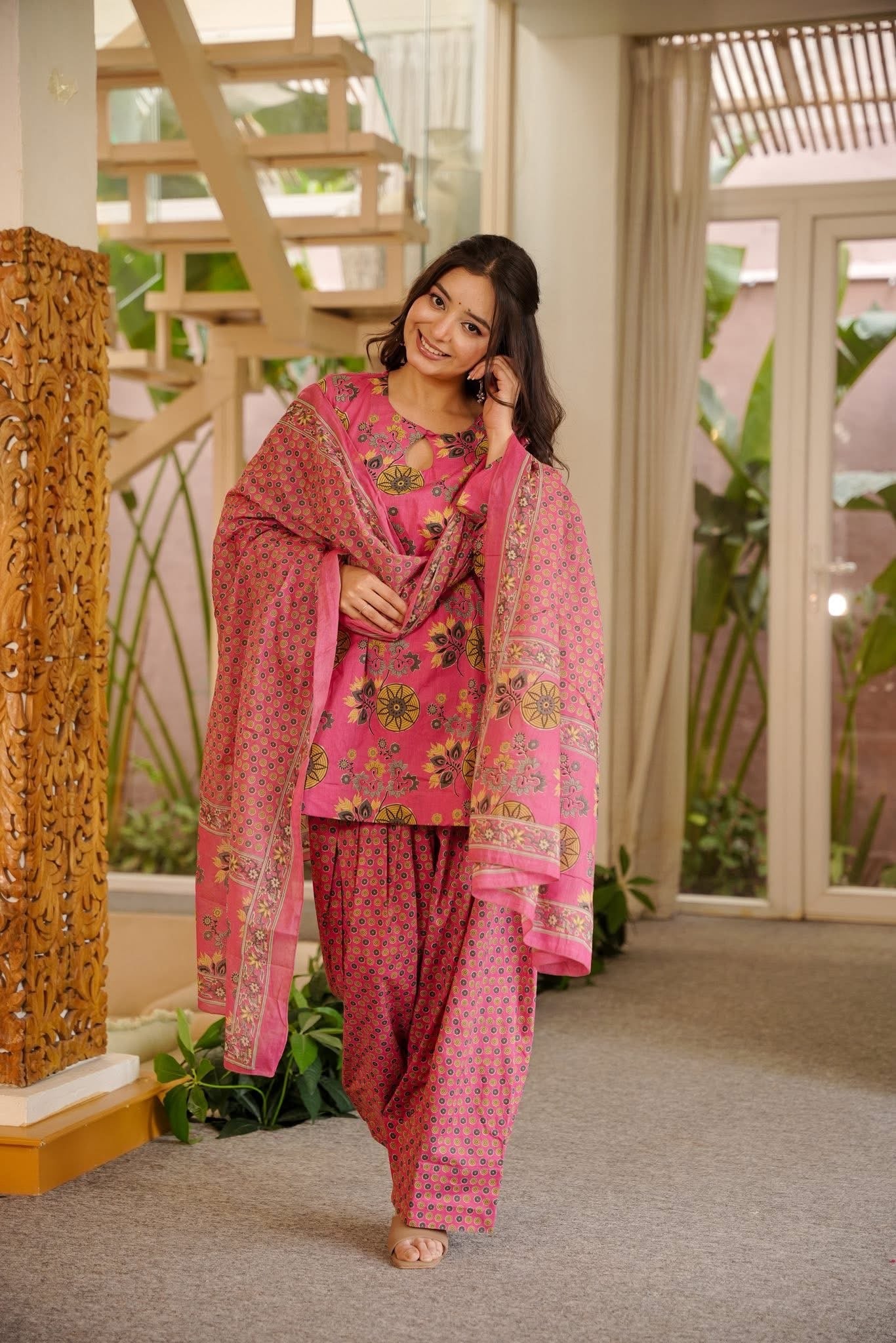 Wania Cotton Farshi Salwar Set