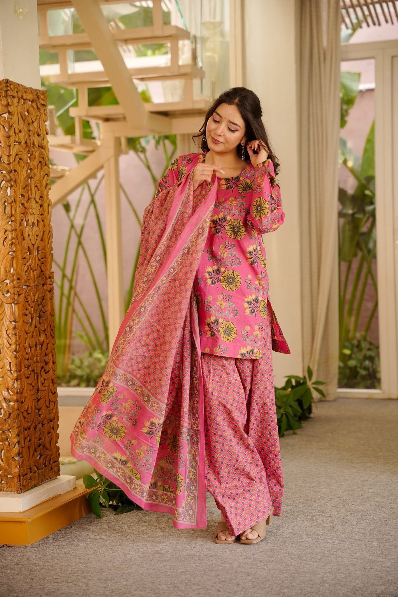 Wania Cotton Farshi Salwar Set