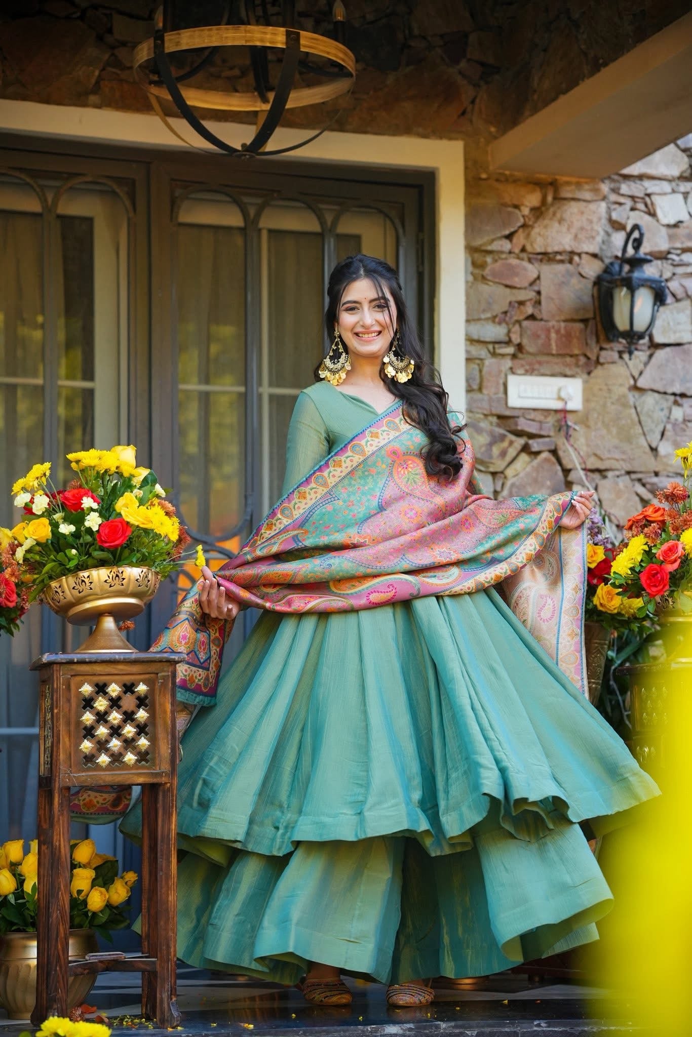 Oruvina Wedding Wear Suit Set