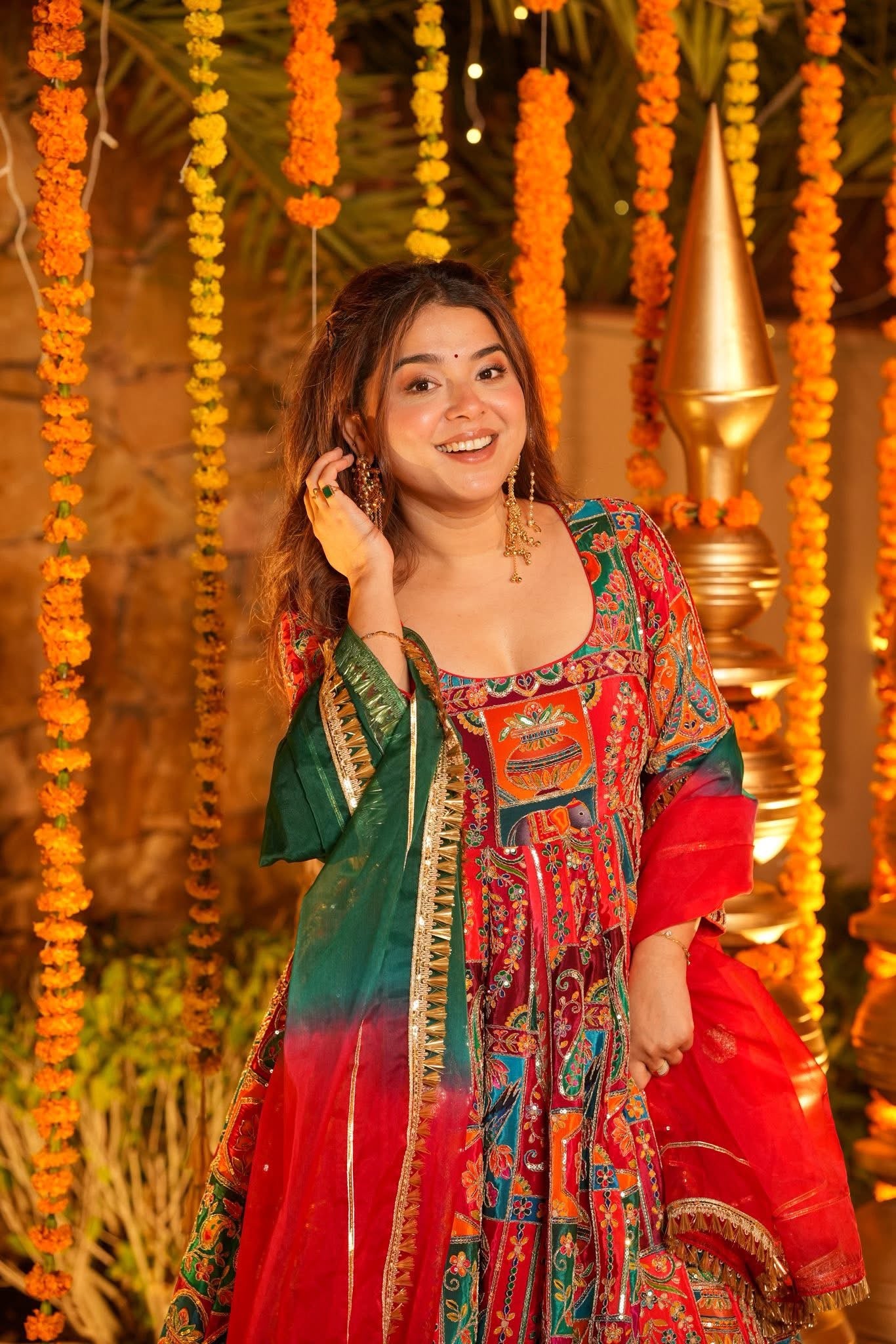 Rangshaa Heavy Embroidered Maxi Set