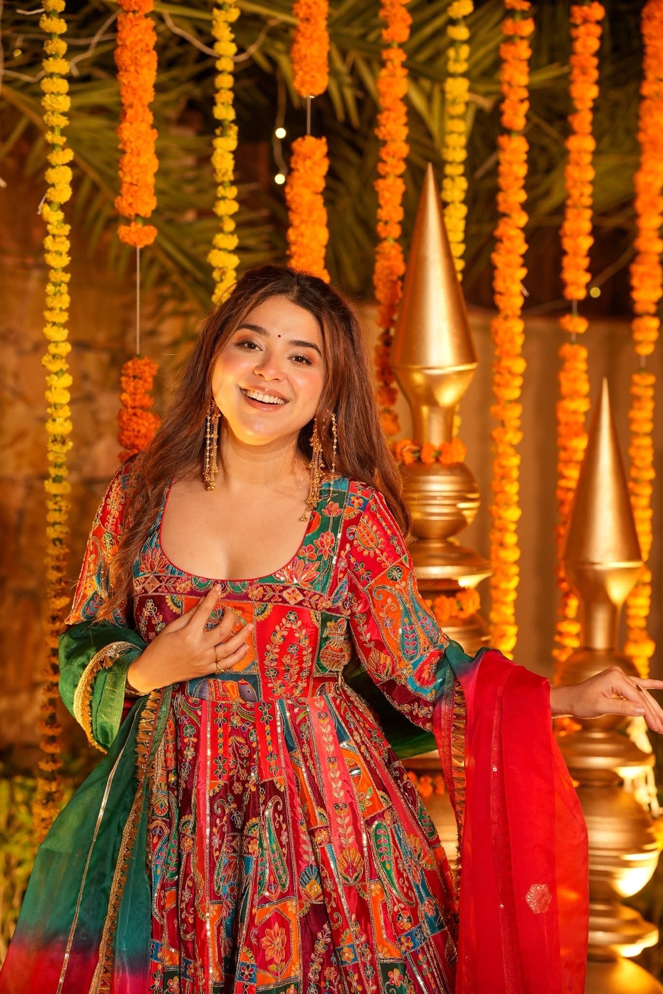 Rangshaa Heavy Embroidered Maxi Set