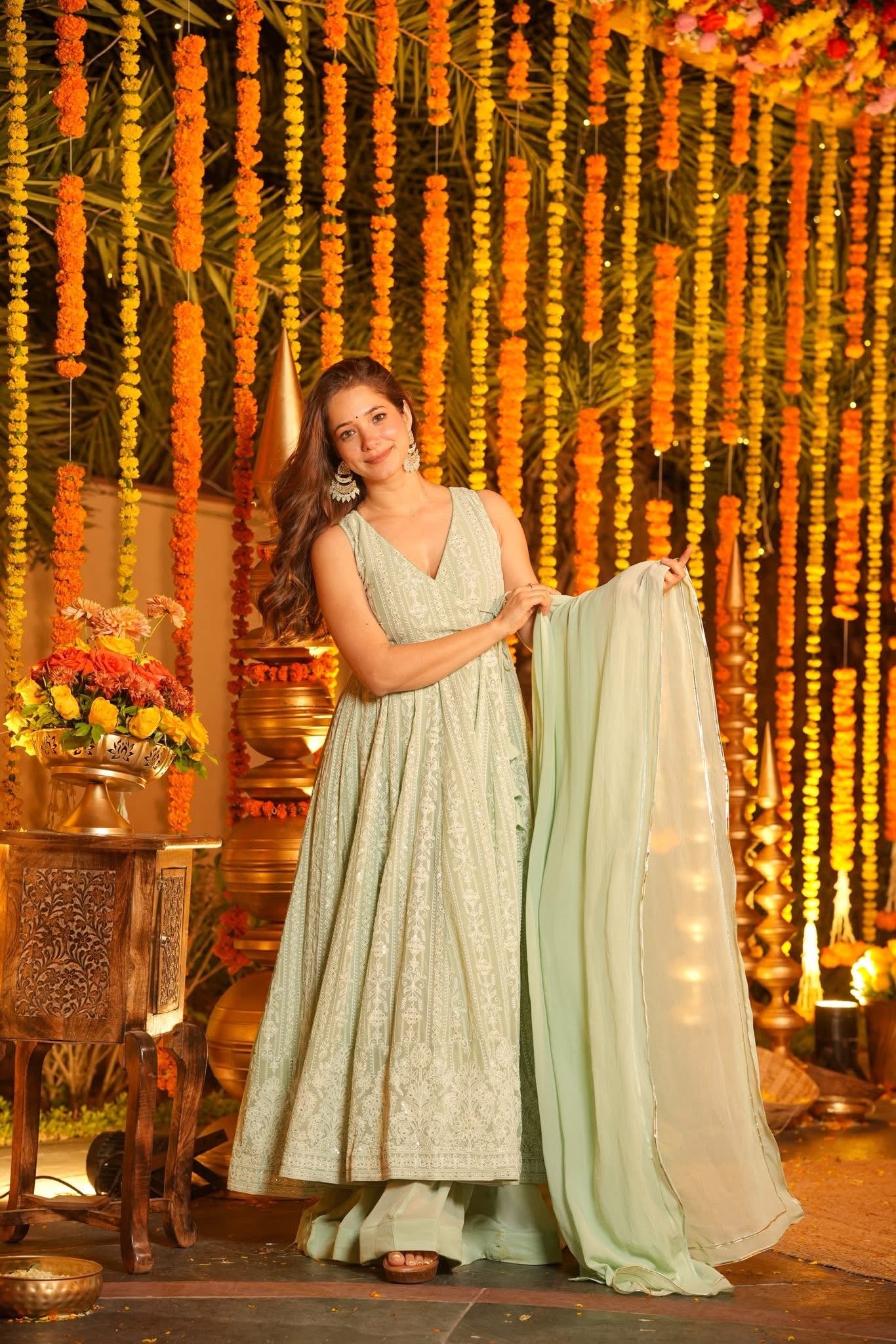 Lumi Regal Embroidered Georgette Suit Set