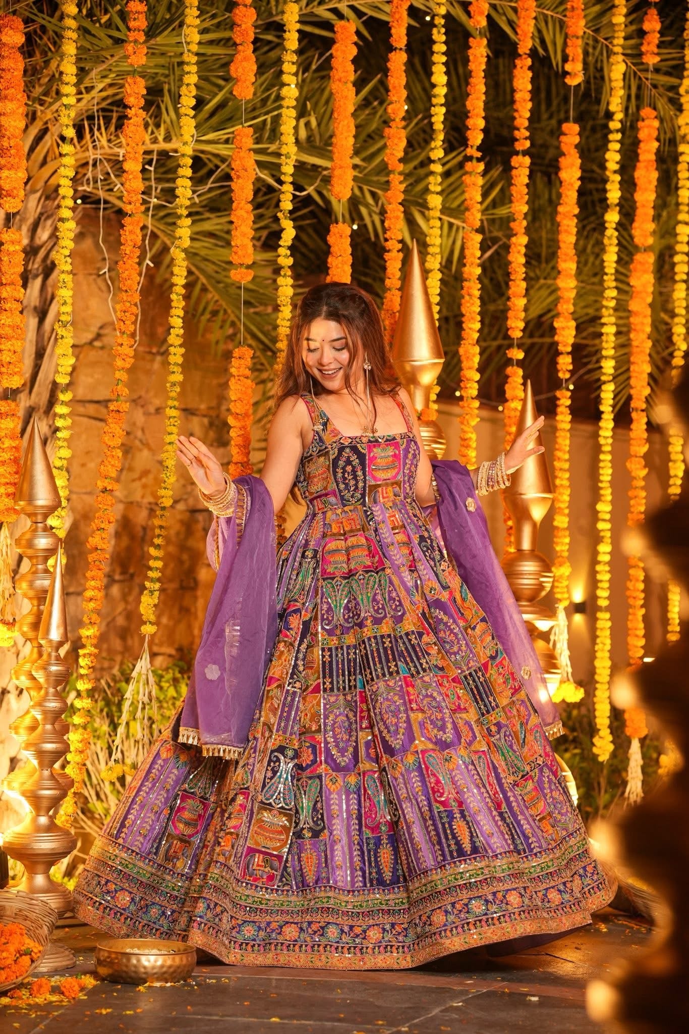 Ruhvanya Heavy Wedding Wear Maxi Set