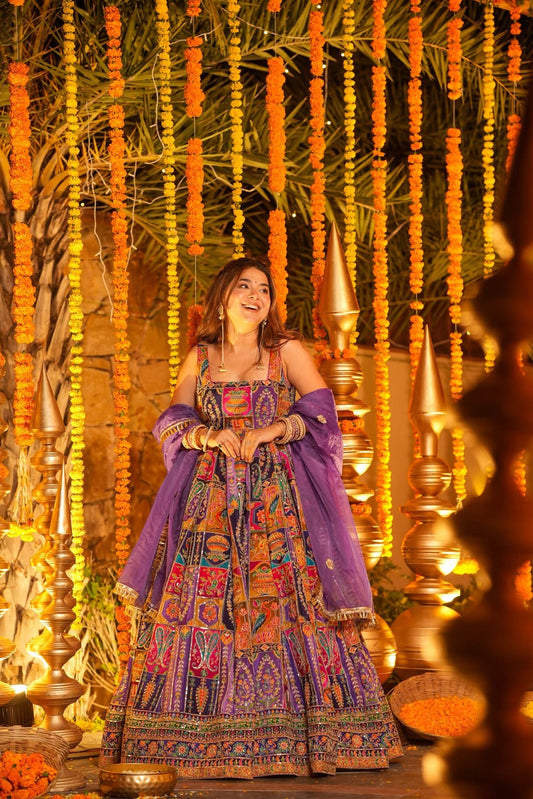 Ruhvanya Heavy Wedding Wear Maxi Set