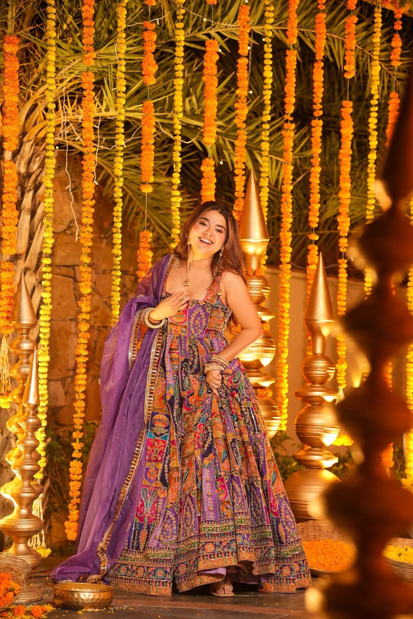 Ruhvanya Heavy Wedding Wear Maxi Set