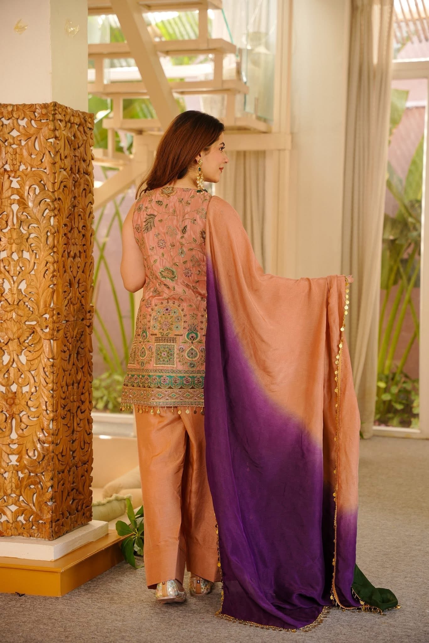 Ginni Heavy Embroidered Farshi Salwar Set