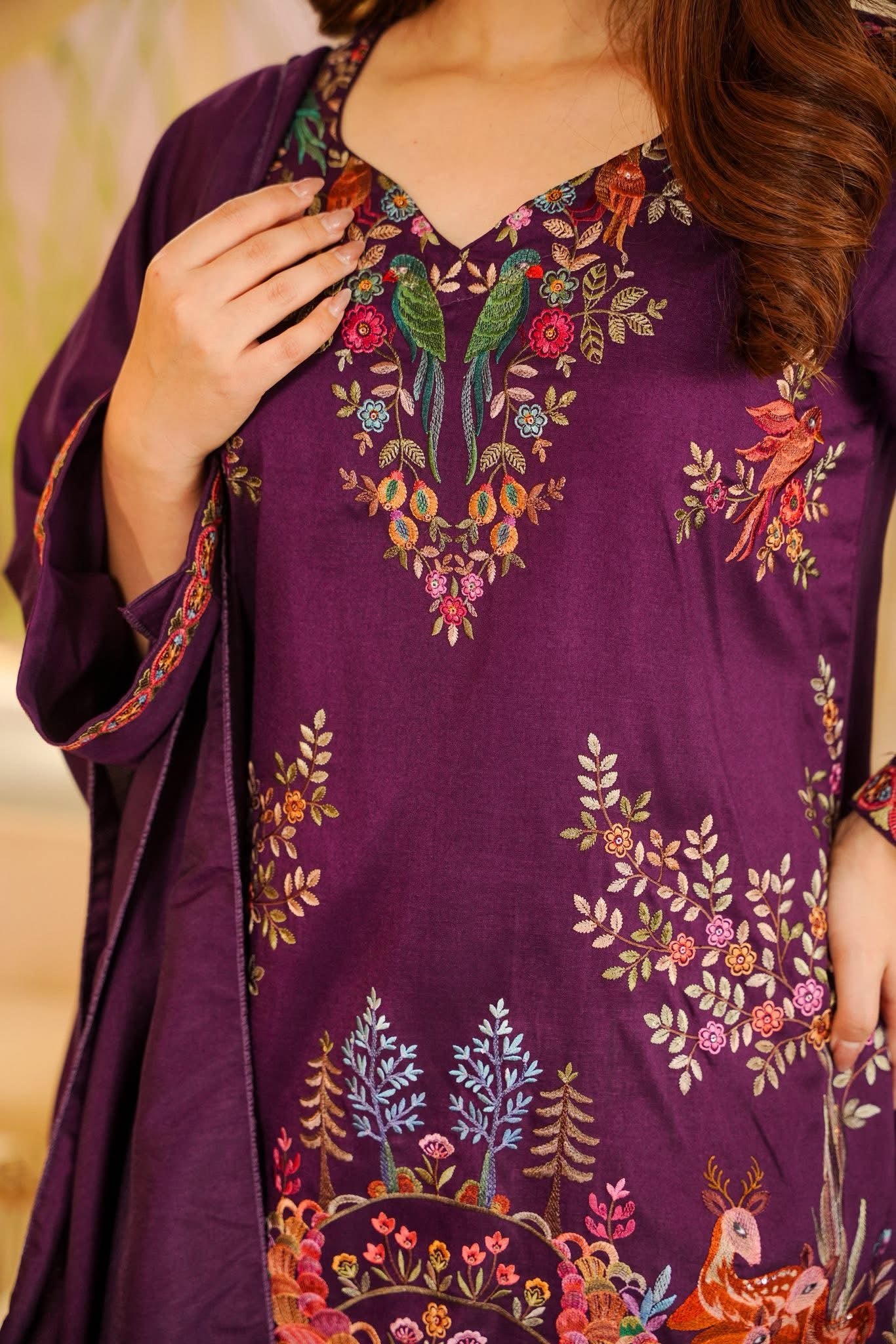 Jazmira Embroidered Farshi Salwar Set