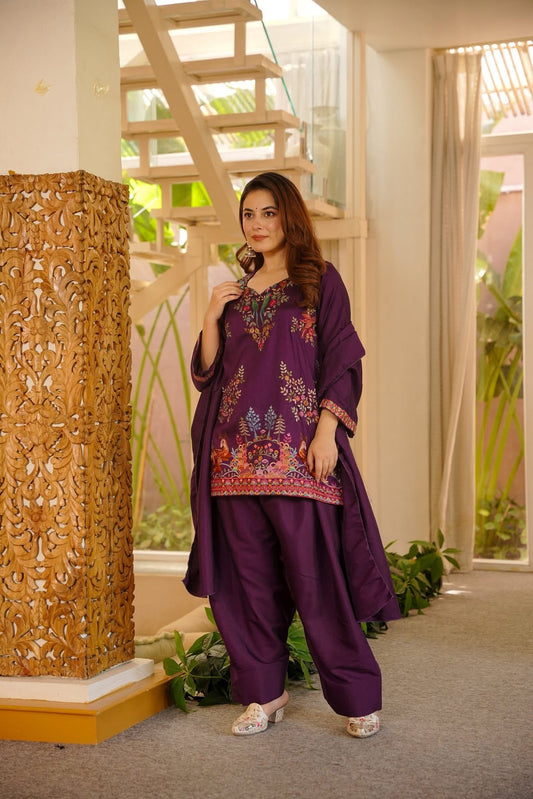 Jazmira Embroidered Farshi Salwar Set