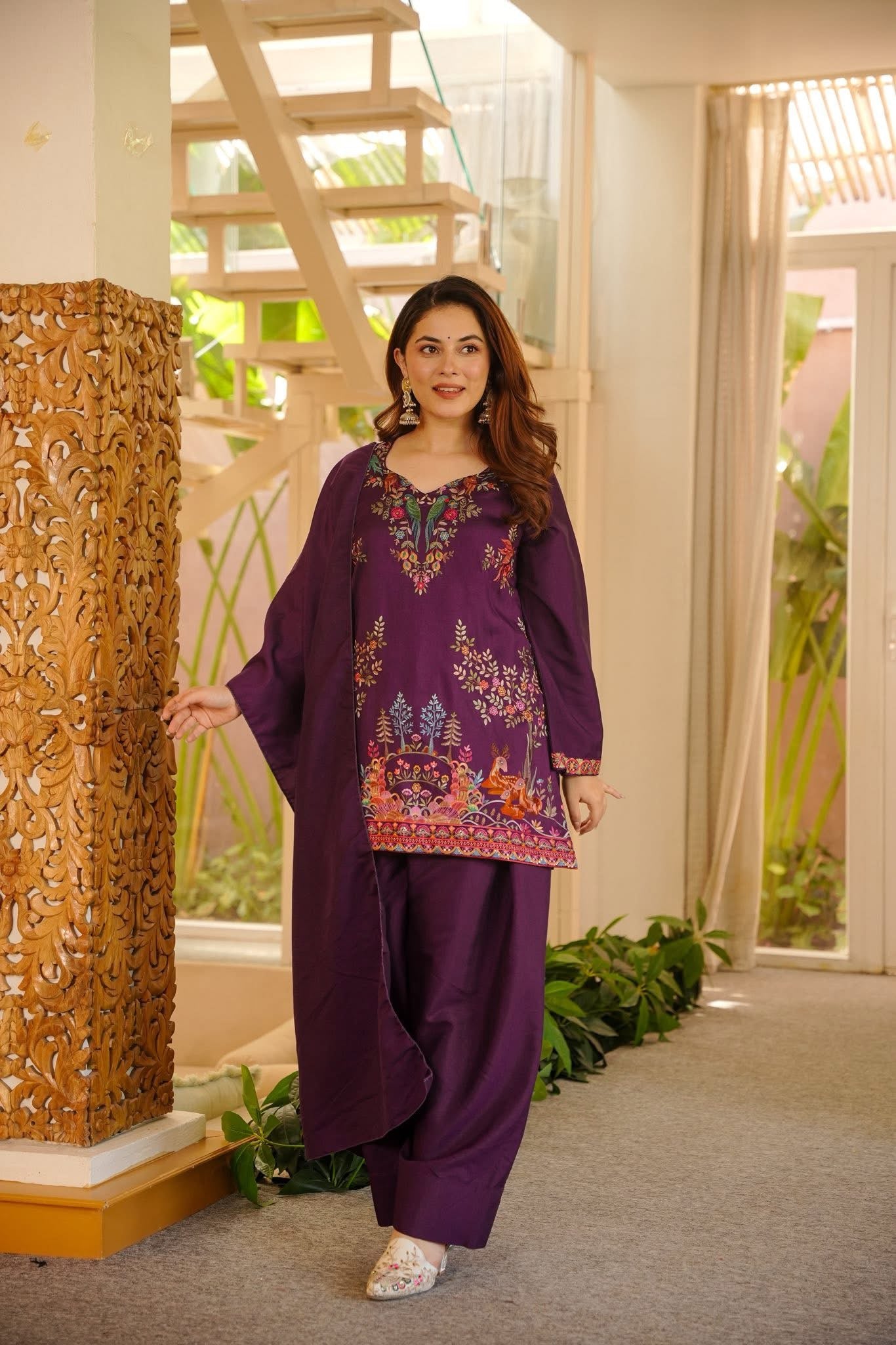 Jazmira Embroidered Farshi Salwar Set