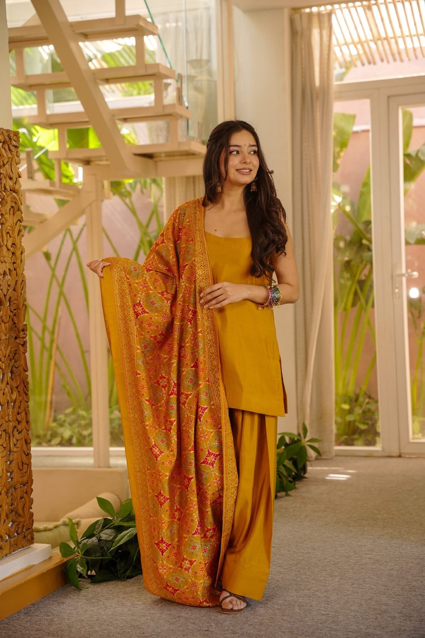 Shailee Muslin Farshi Salwar Set