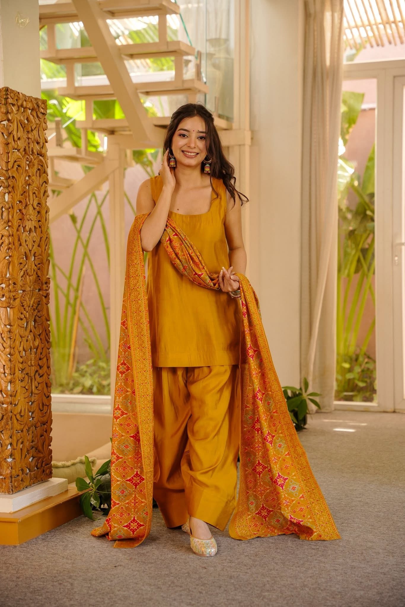 Shailee Muslin Farshi Salwar Set