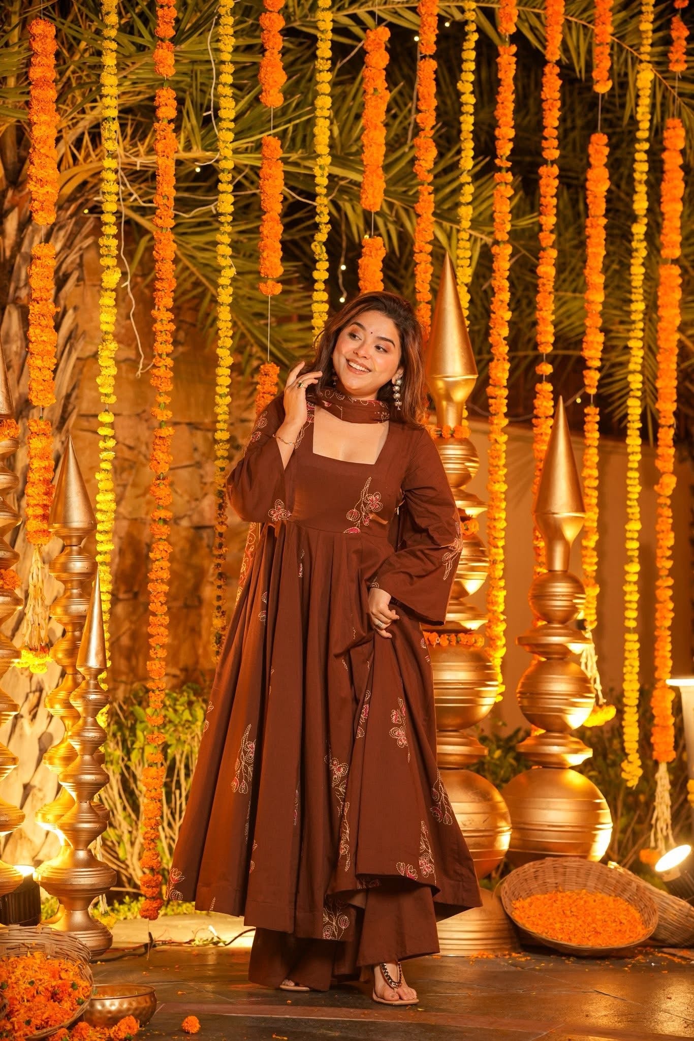 Kshirja Printed Cotton Suit Set