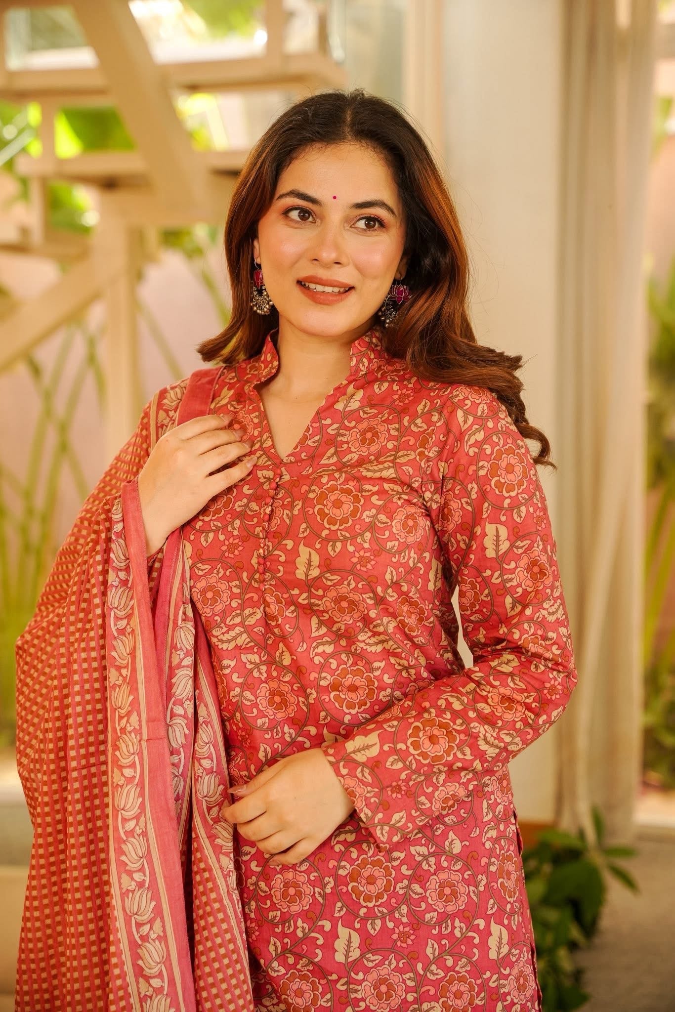 Isla Printed Cotton Kurta Set