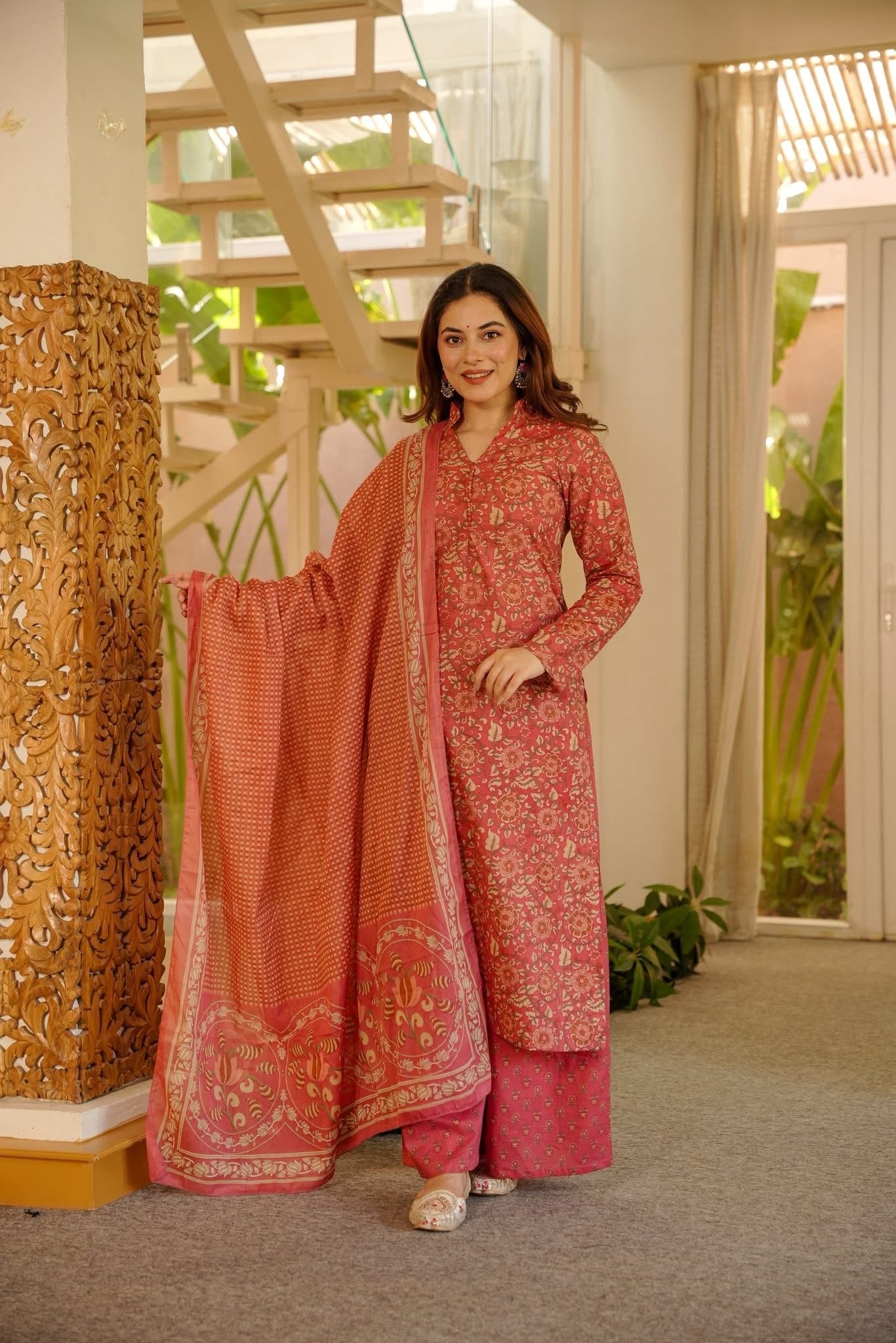 Isla Printed Cotton Kurta Set