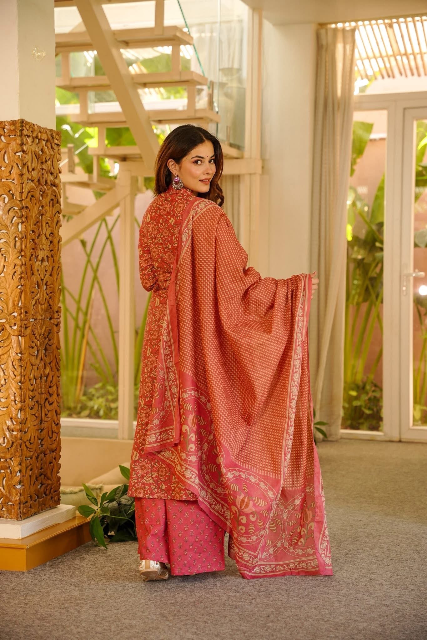 Isla Printed Cotton Kurta Set