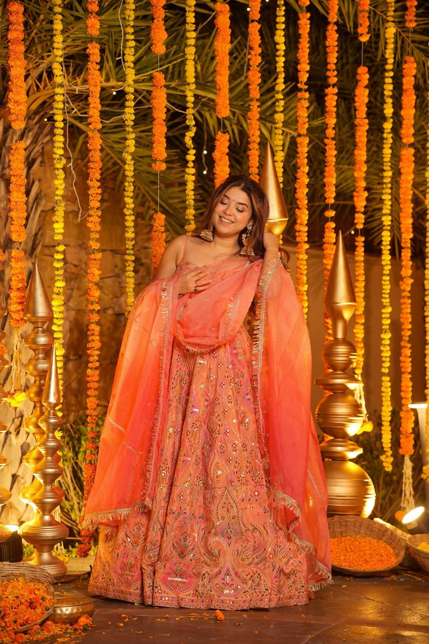 Rimisha Pink Heavy Maxi Set