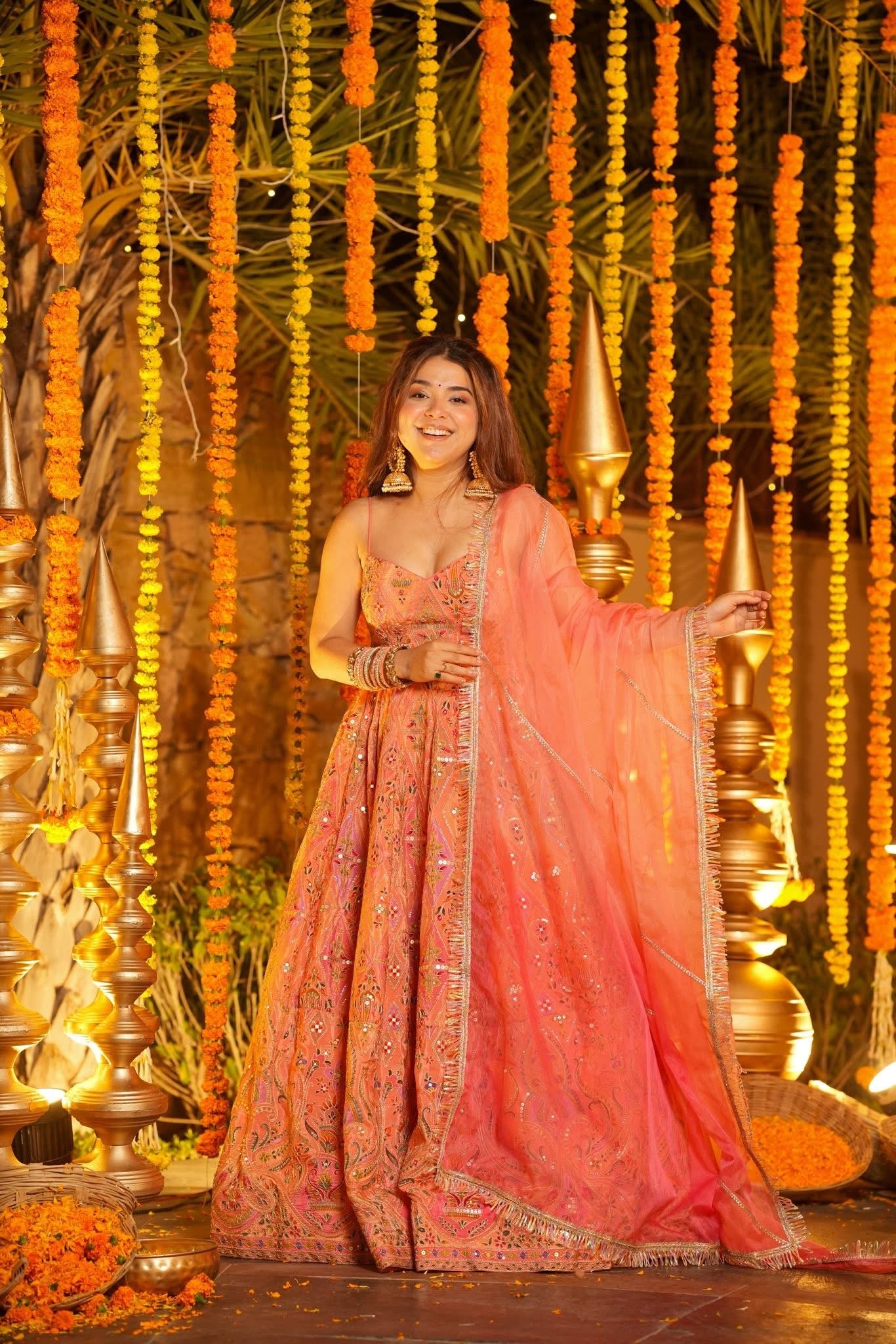 Rimisha Pink Heavy Maxi Set