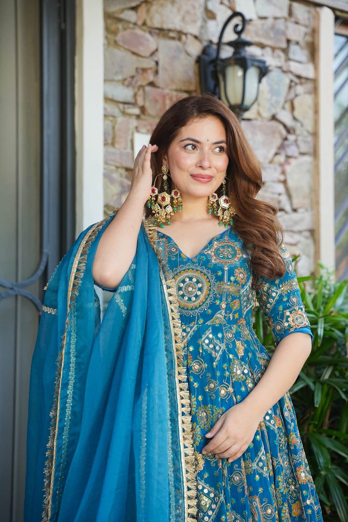 Vayati Heavy Embroidered Maxi Set