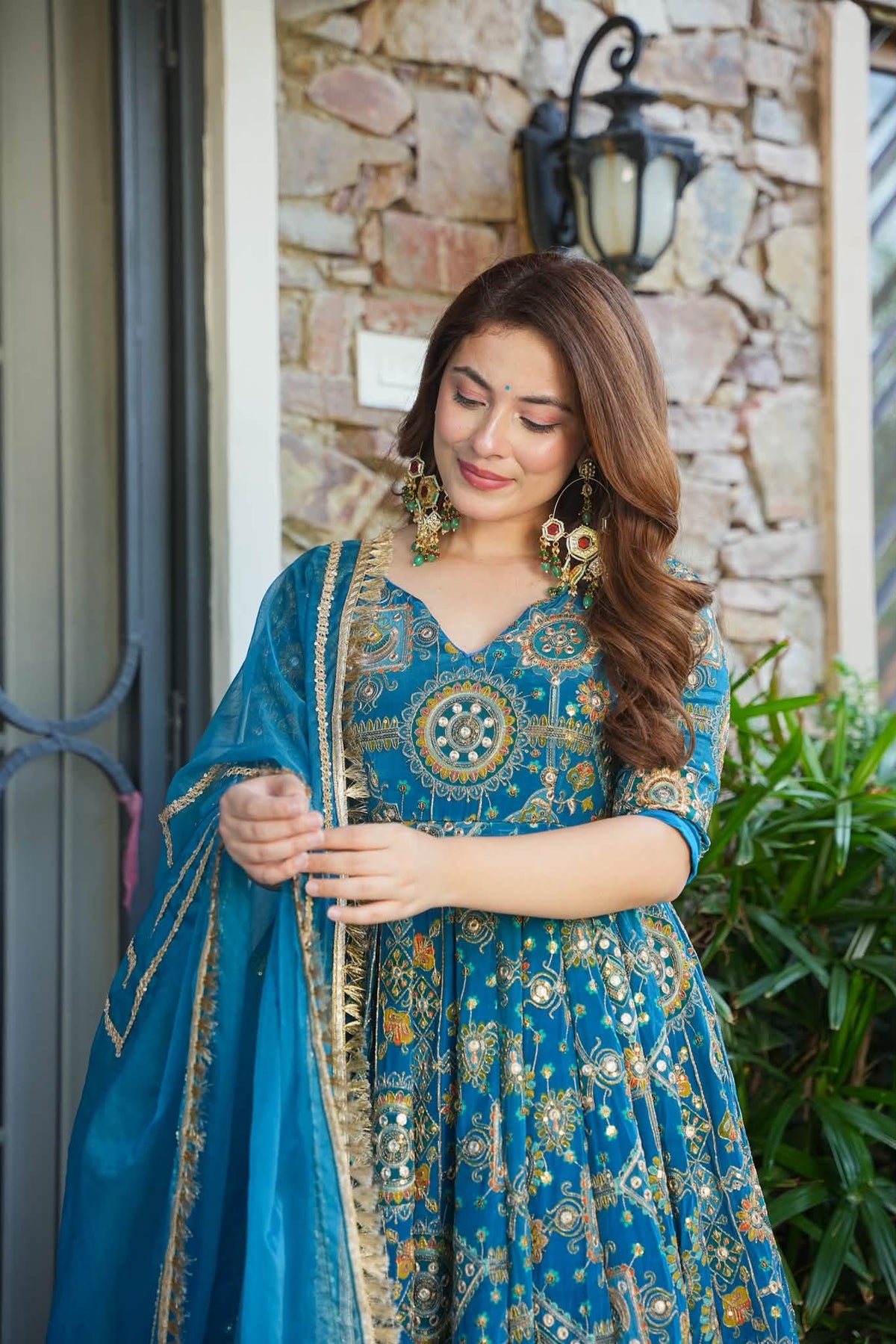 Vayati Heavy Embroidered Maxi Set