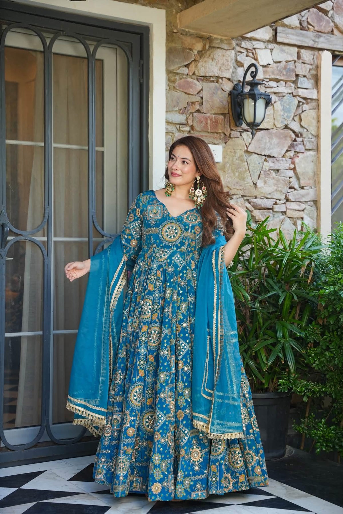 Vayati Heavy Embroidered Maxi Set