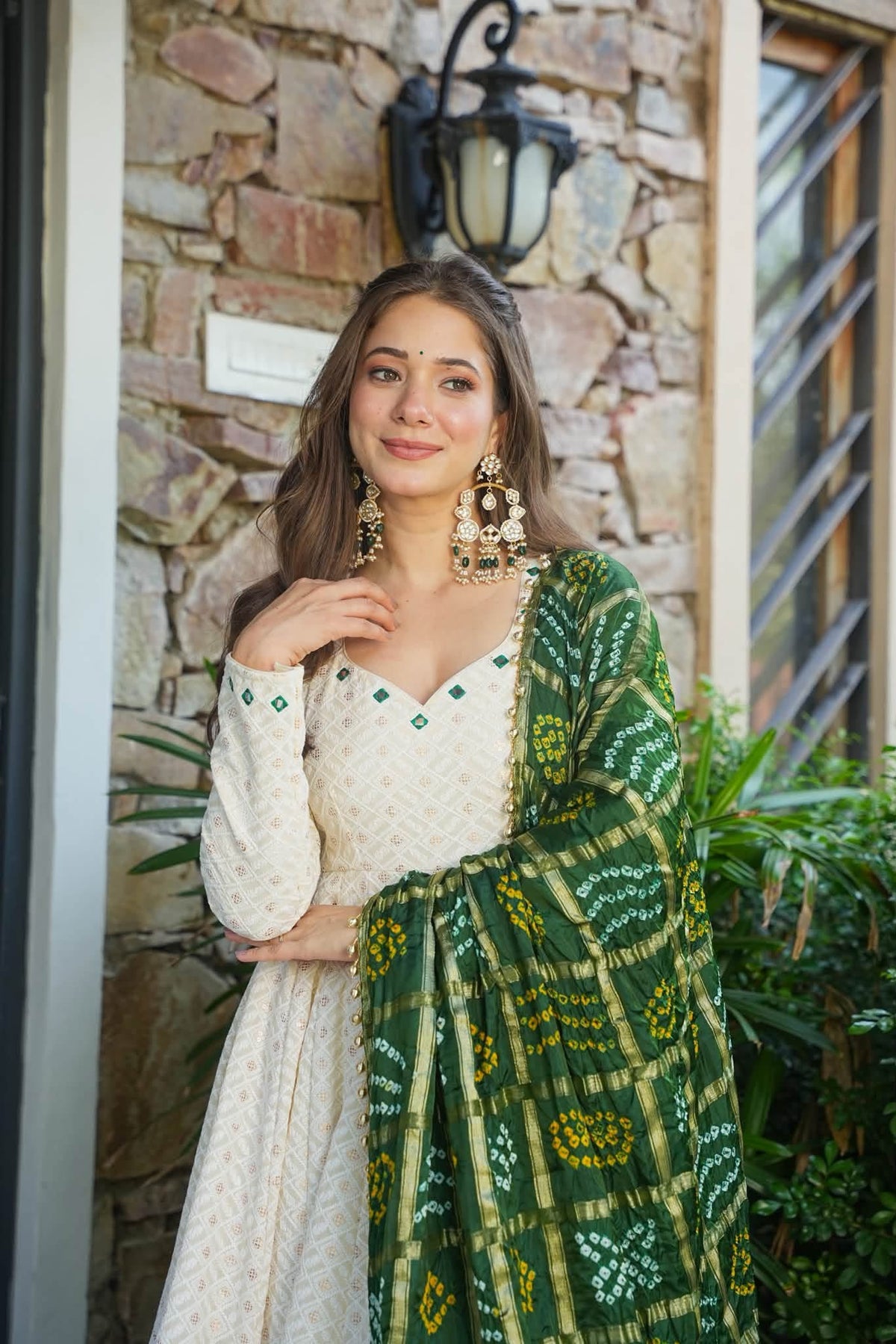Tavya Pearl Anarkali Suit Set