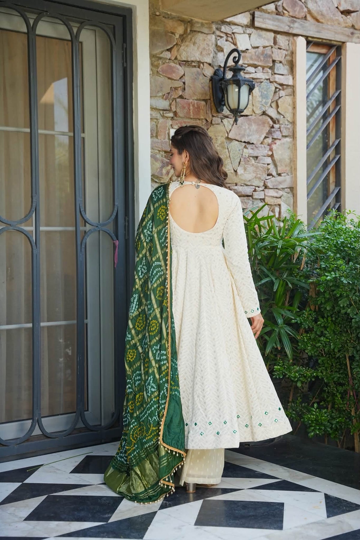 Tavya Pearl Anarkali Suit Set