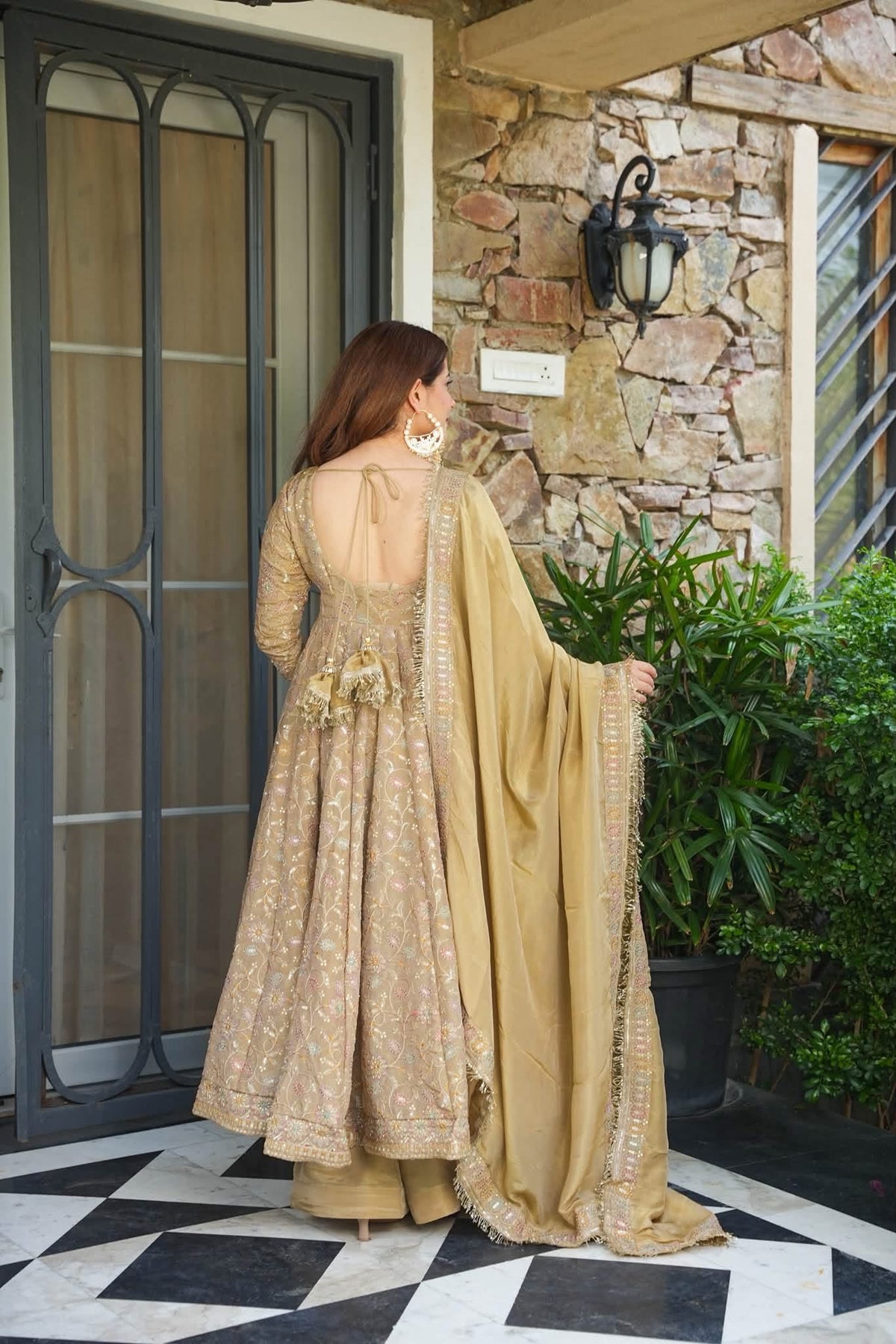 Sonchafa Glam Anarkali Suit Set
