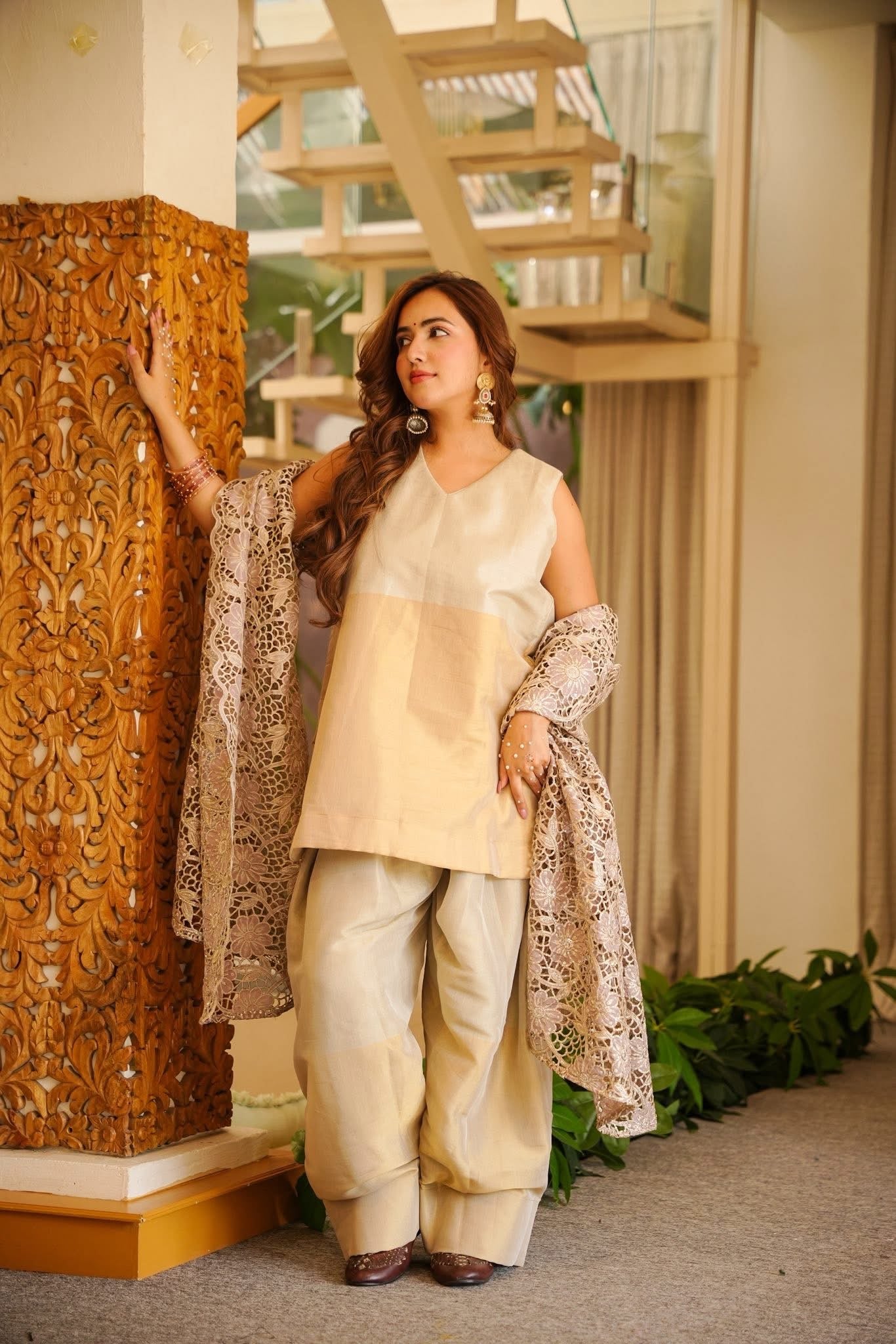 Aafiya Heavy Farshi Salwar Set