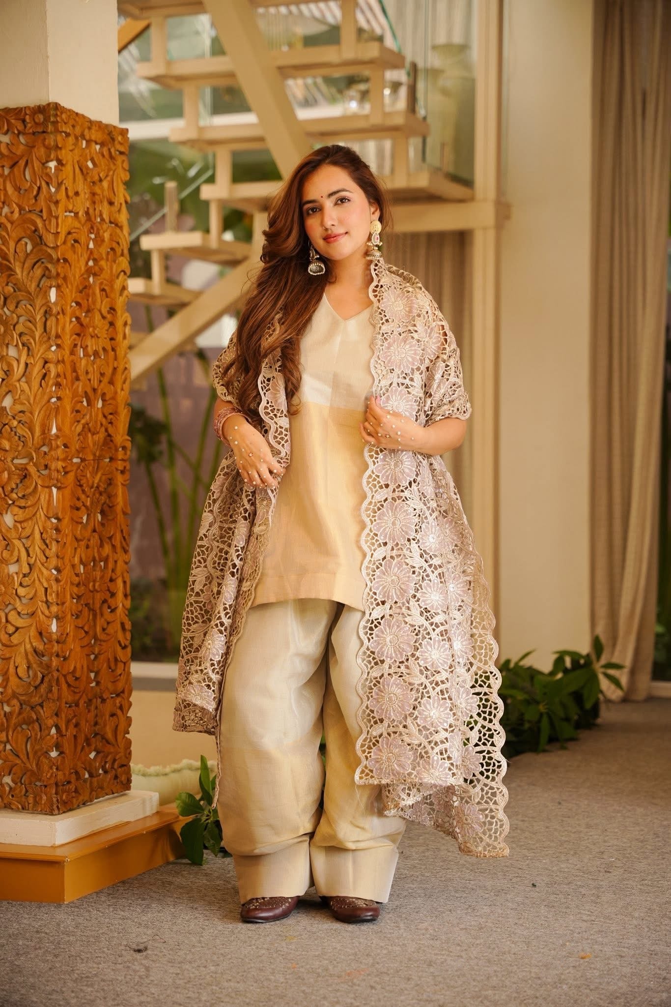 Aafiya Heavy Farshi Salwar Set