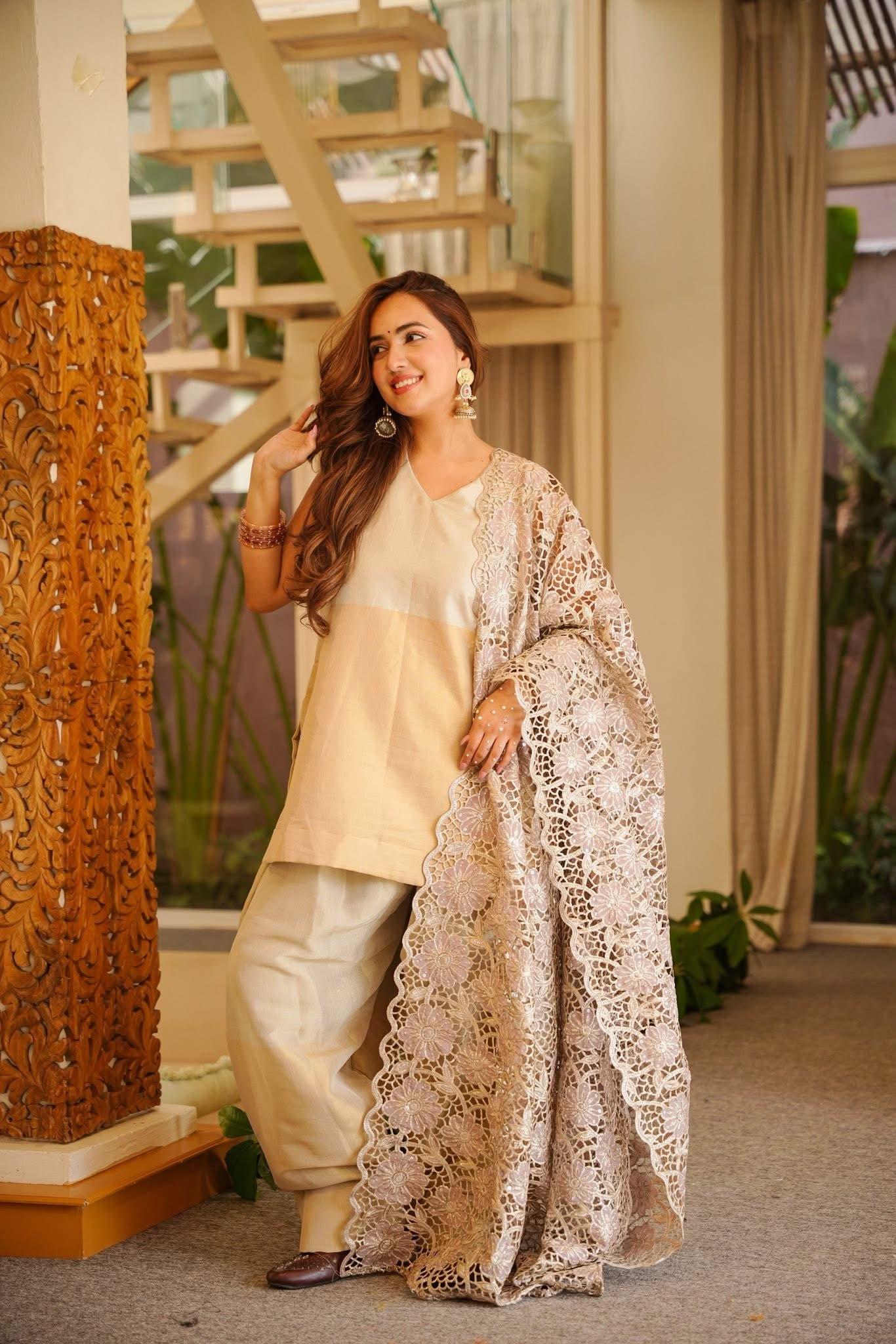 Aafiya Heavy Farshi Salwar Set