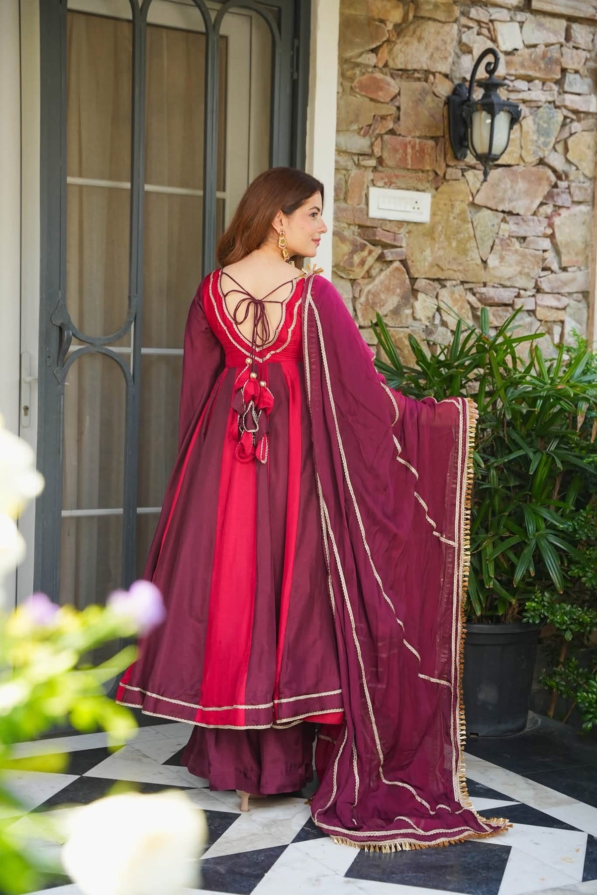 Hyleen Glow Anarkali Suit Set