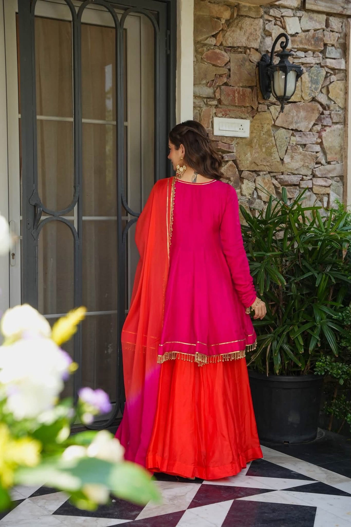 Rubra Sharara Suit Set