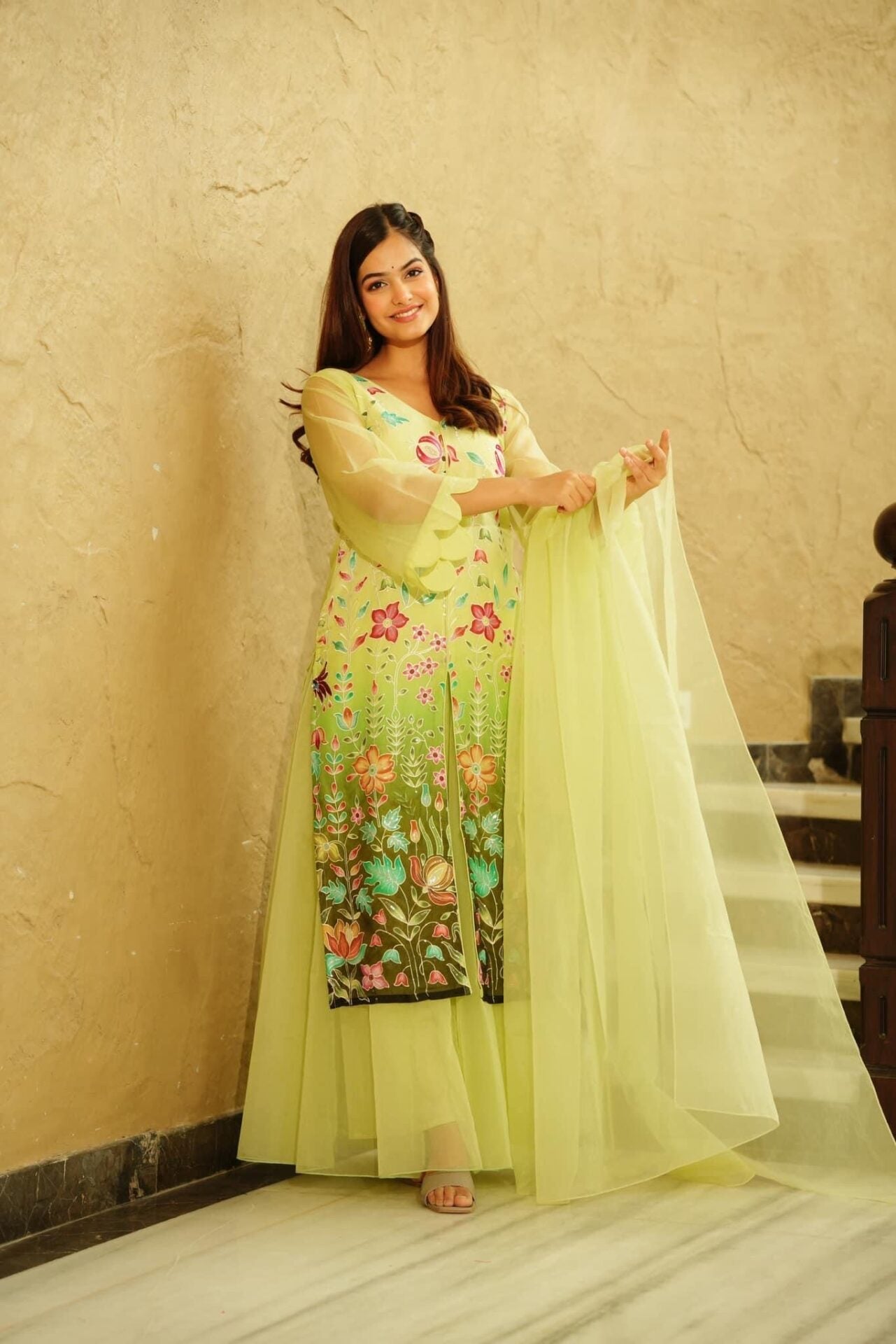 PALLAVI LIME SUIT SET